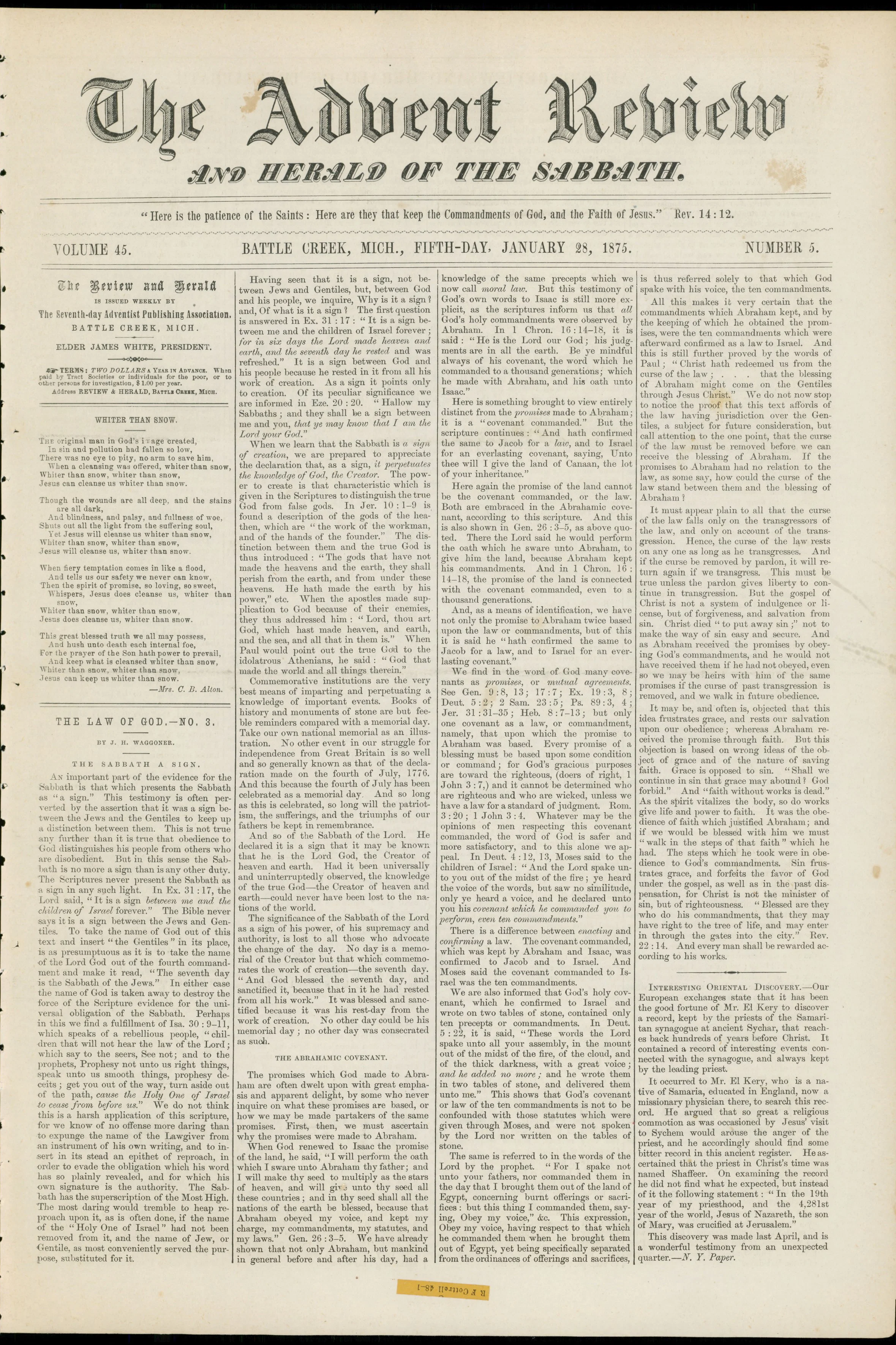 Vol. 45, No. 5.