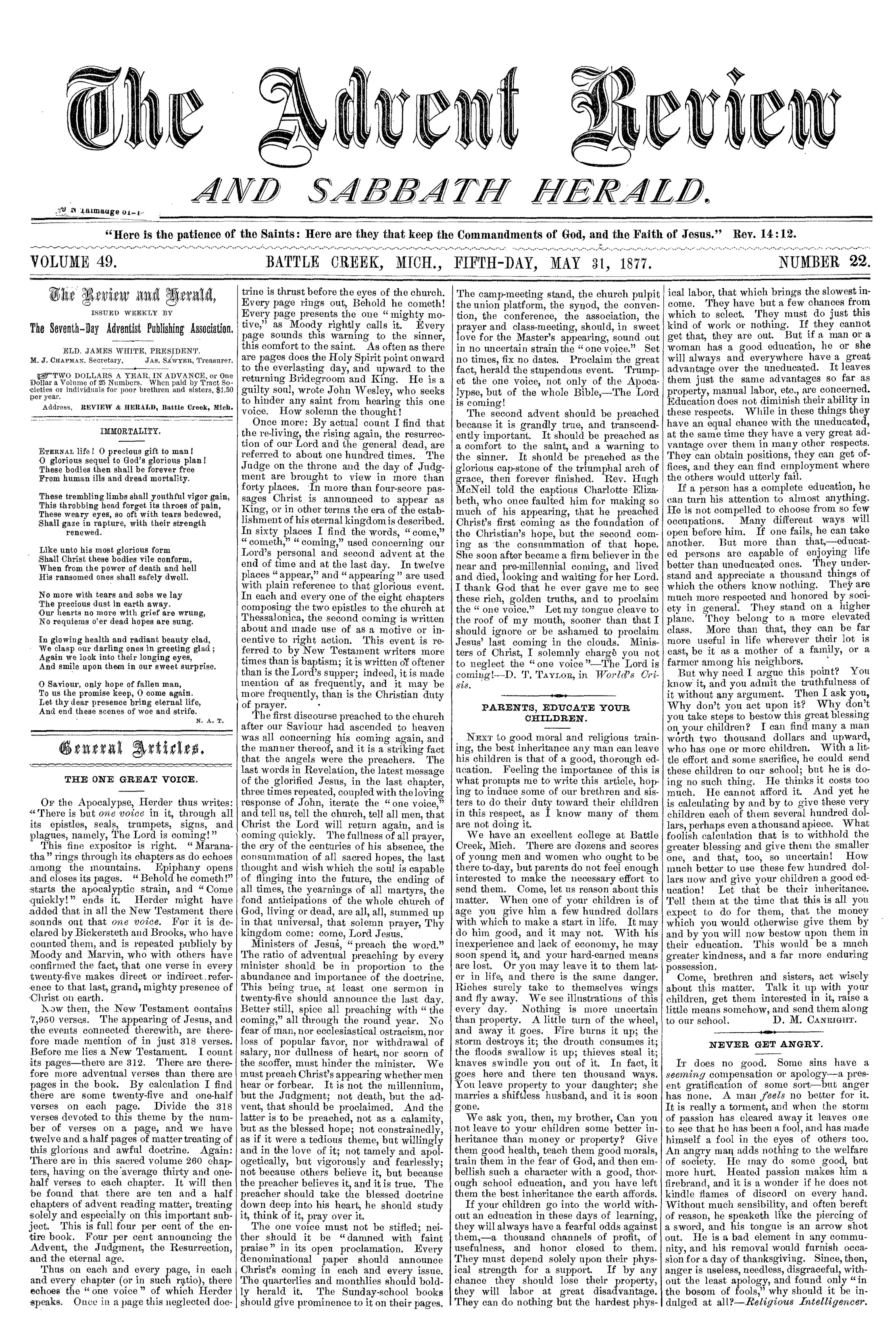 Vol. 49, No. 22.