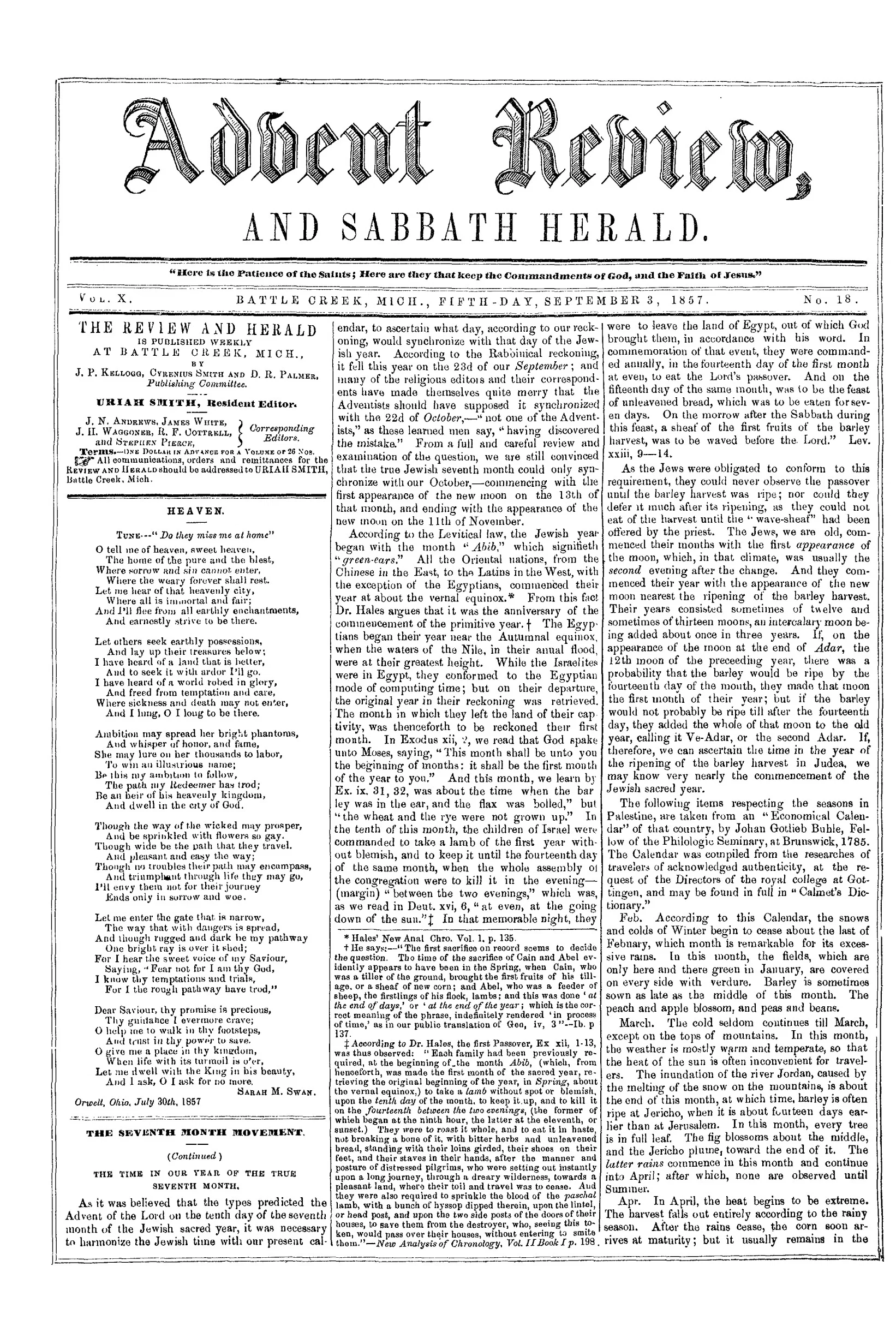 Vol. 10, No. 18.