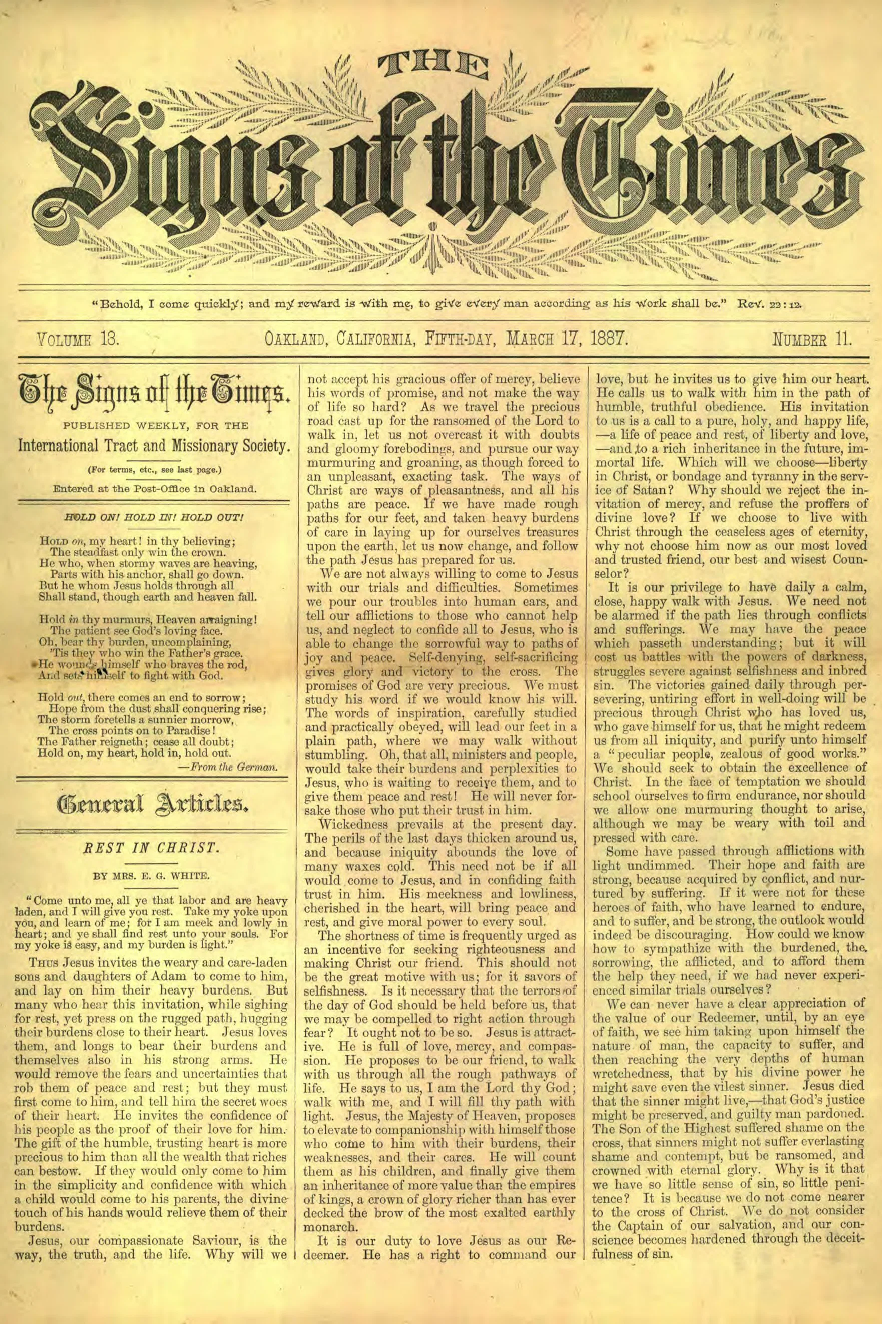 Vol. 13, No. 11.