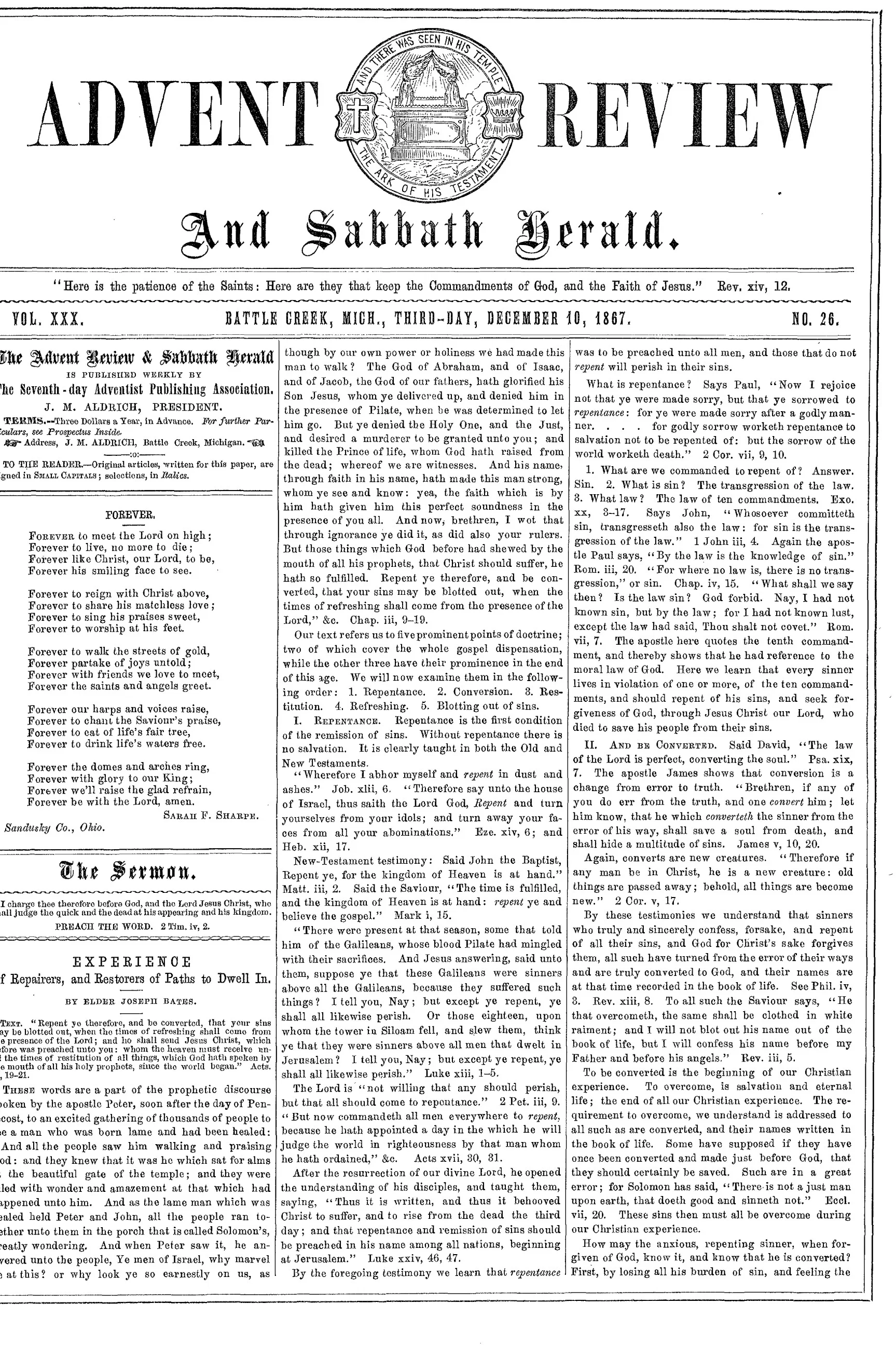 Vol. 30, No. 26.