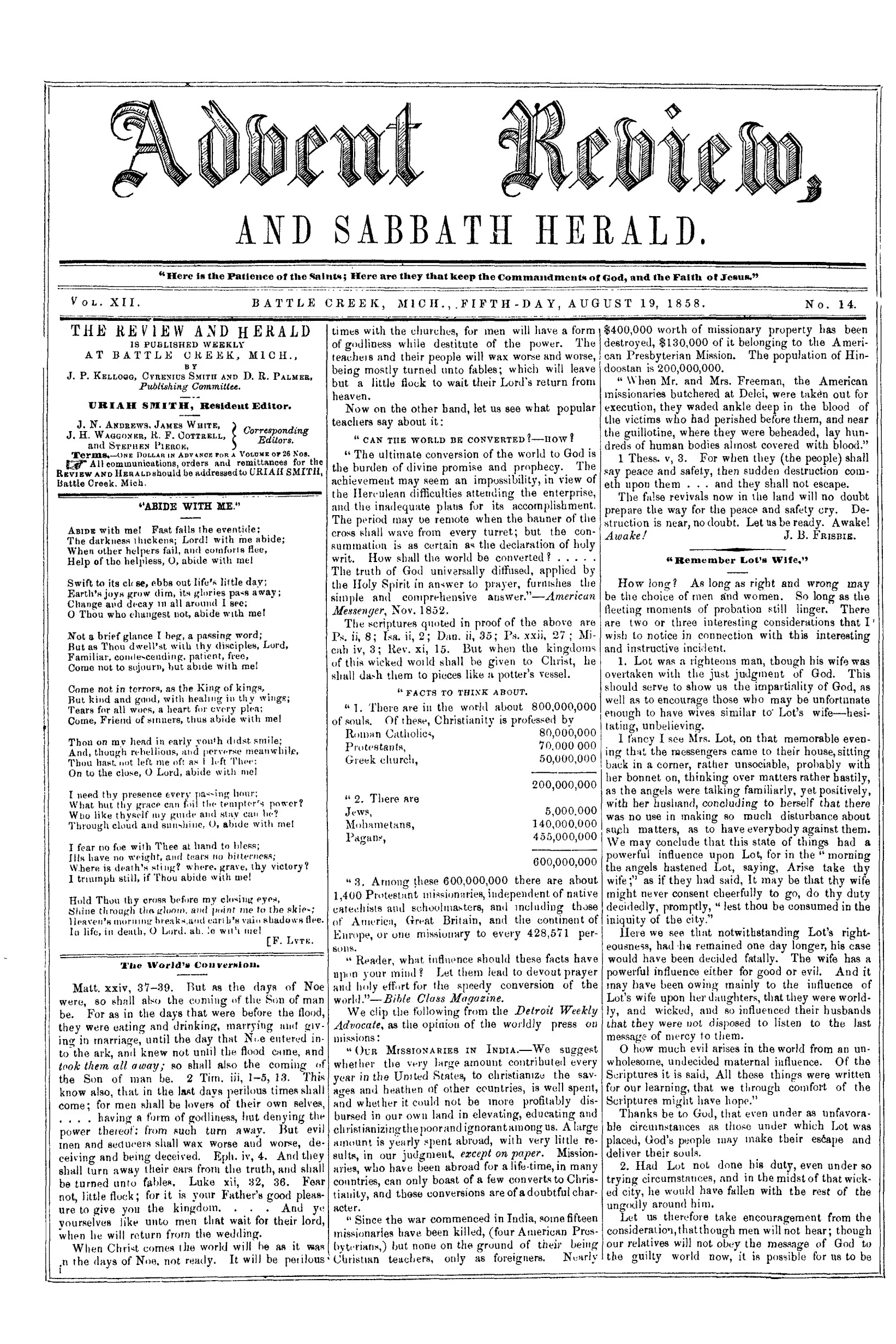 Vol. 12, No. 14.