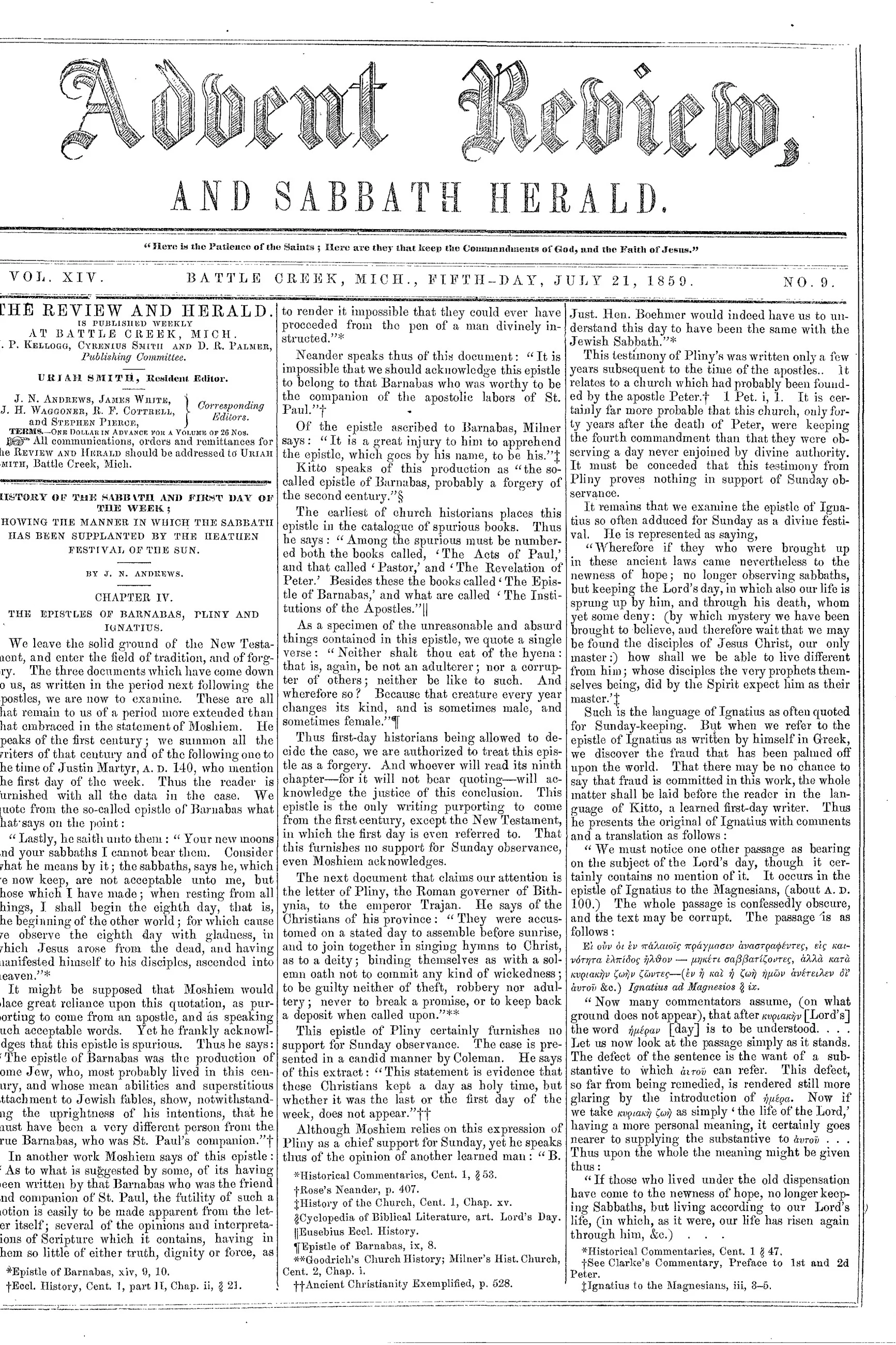Vol. 14, No. 9.