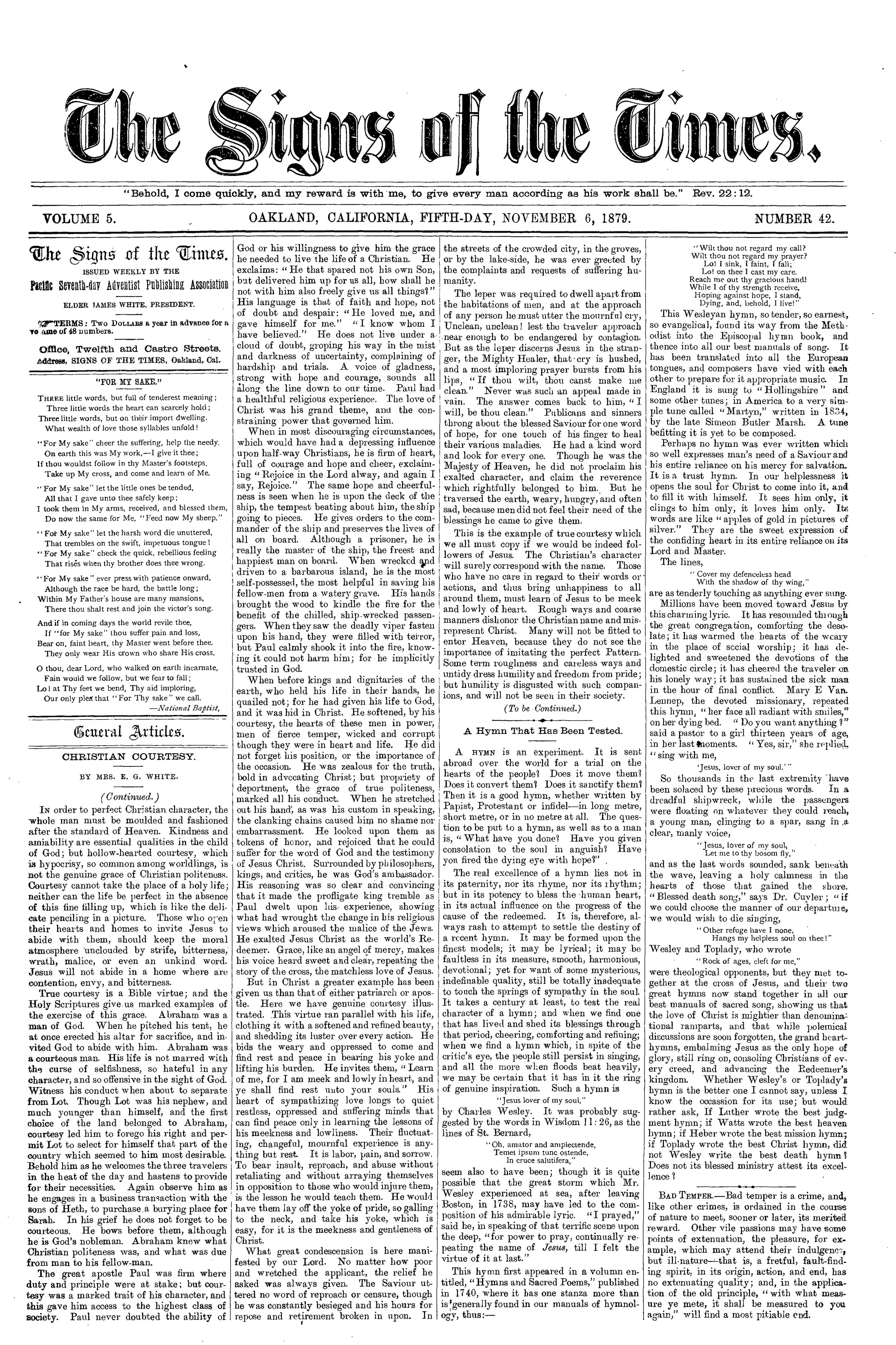 Vol. 5, No. 42.