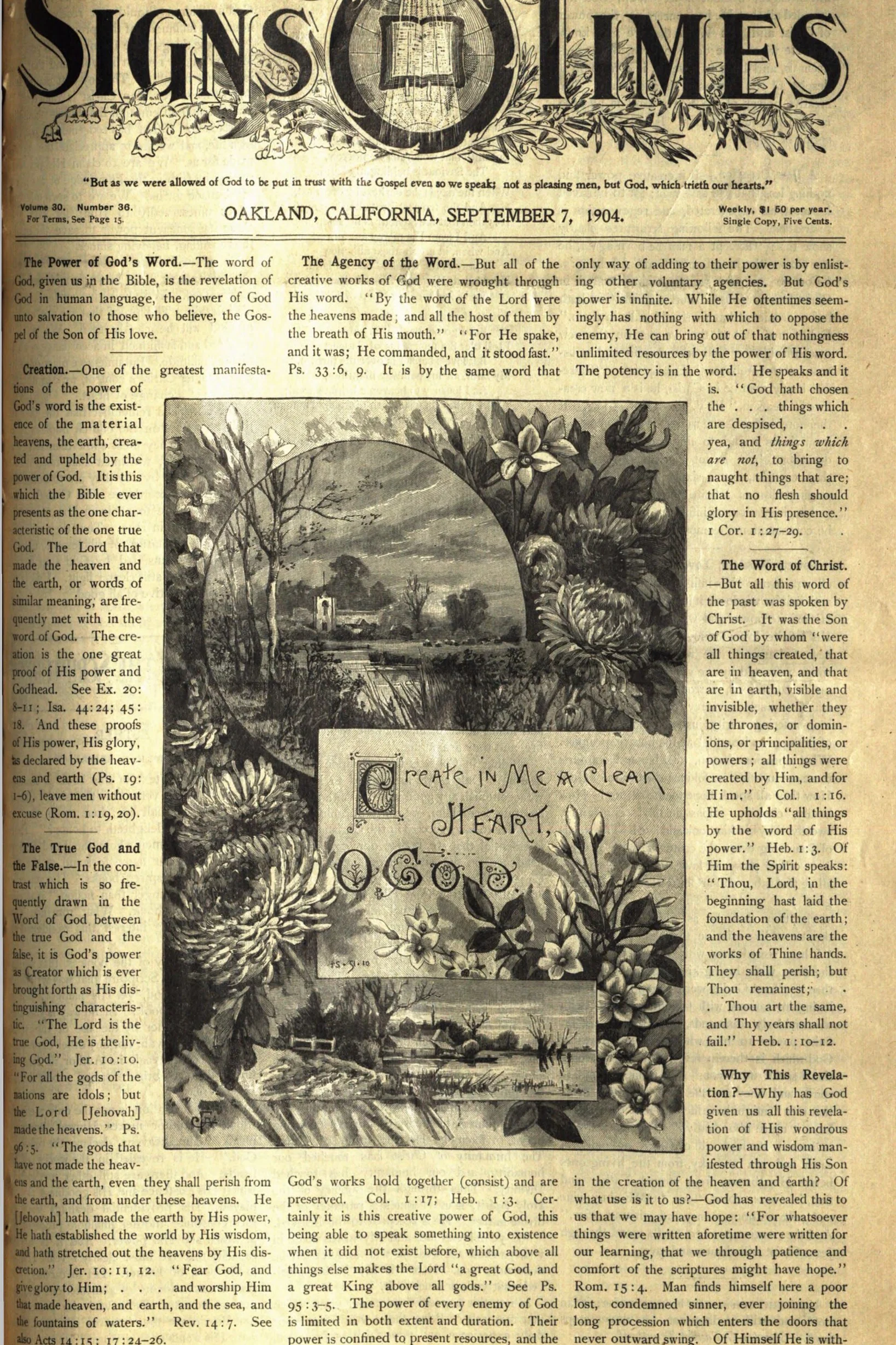 Vol. 30, No. 36.