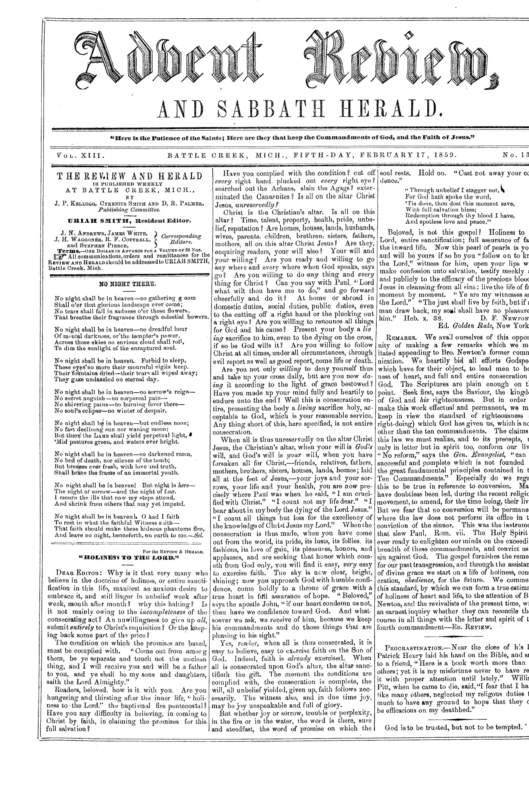 Vol. 13, No. 13.