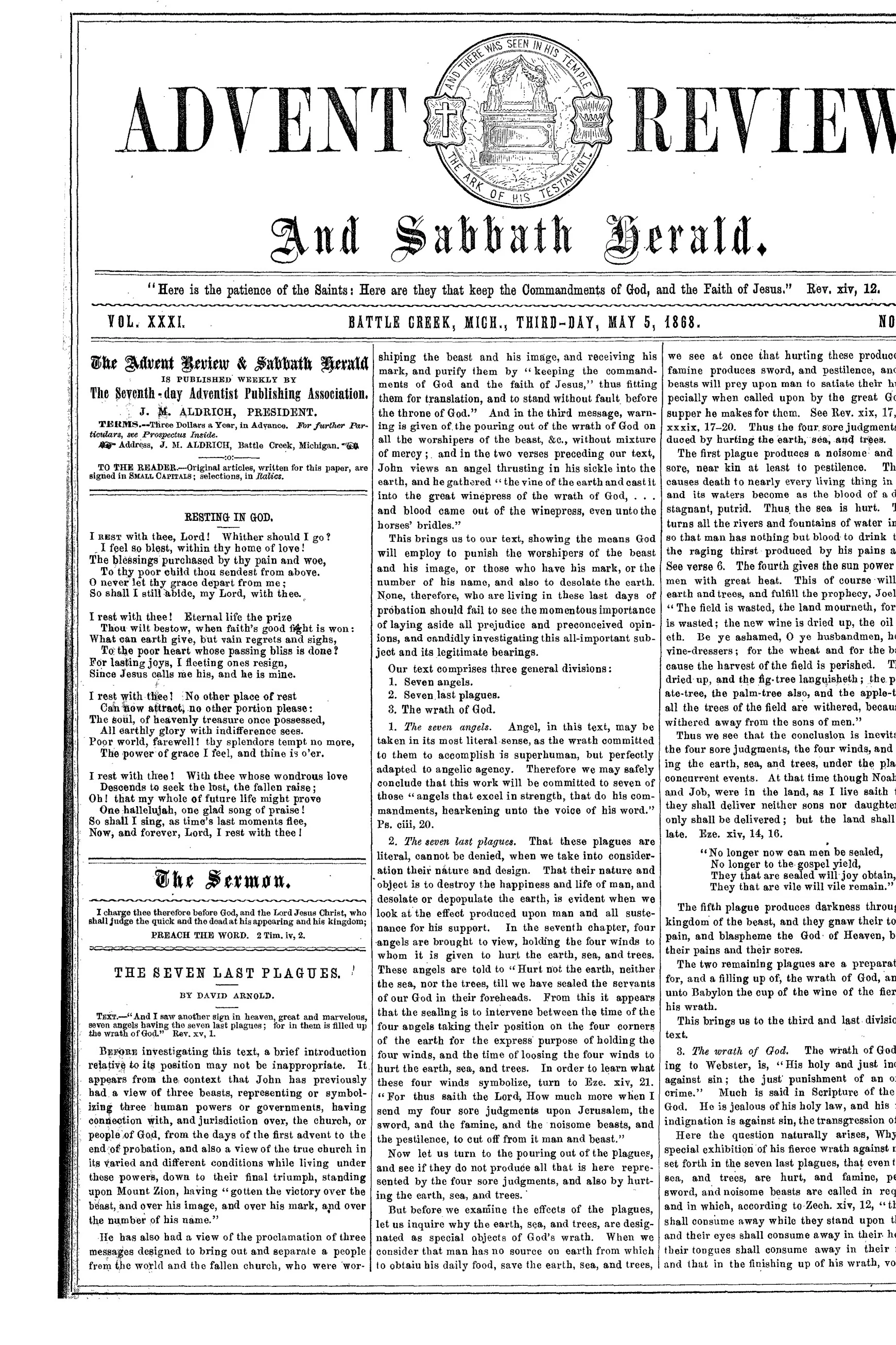 Vol. 31, No. 21.