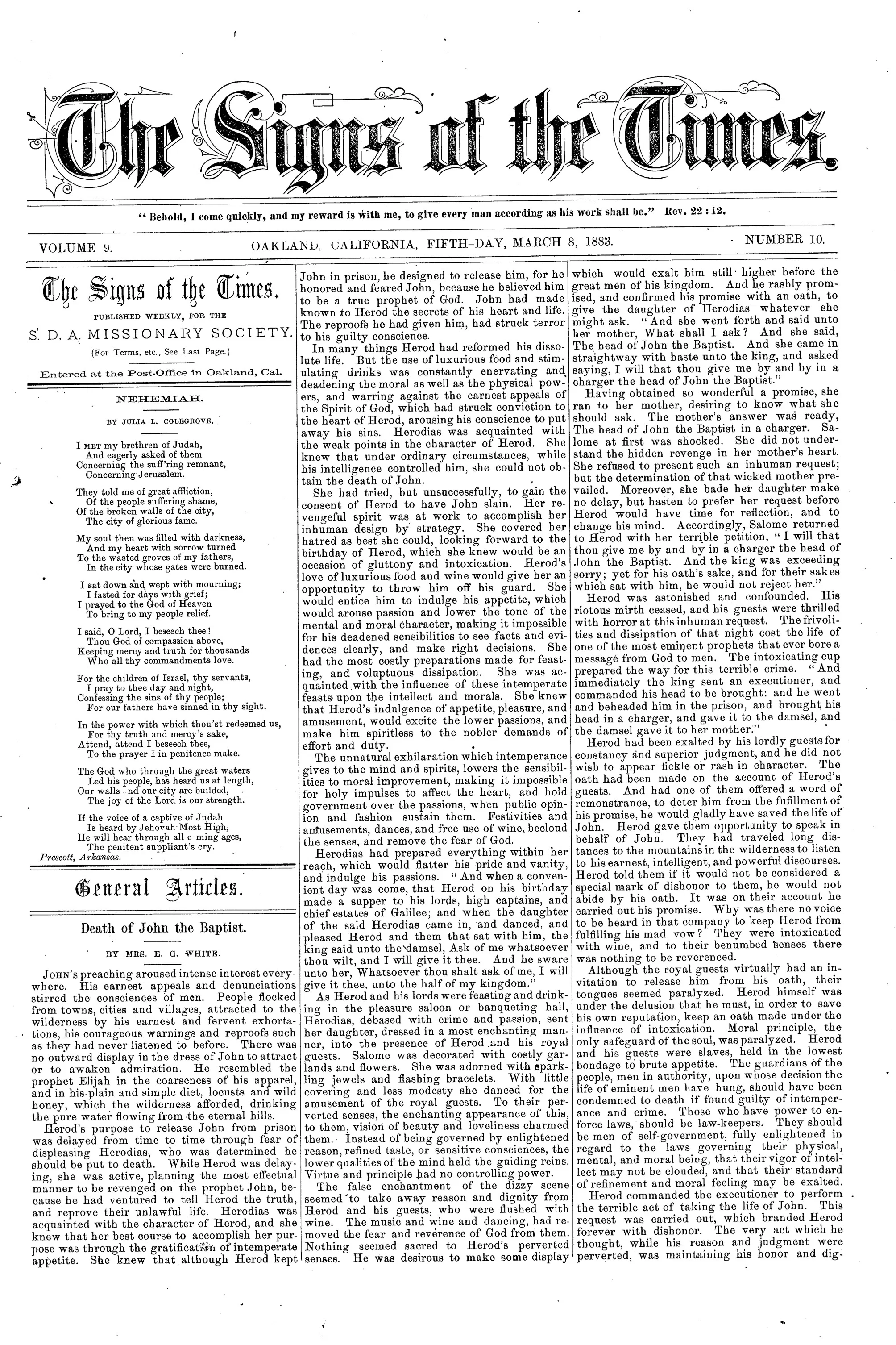 Vol. 9, No. 10.