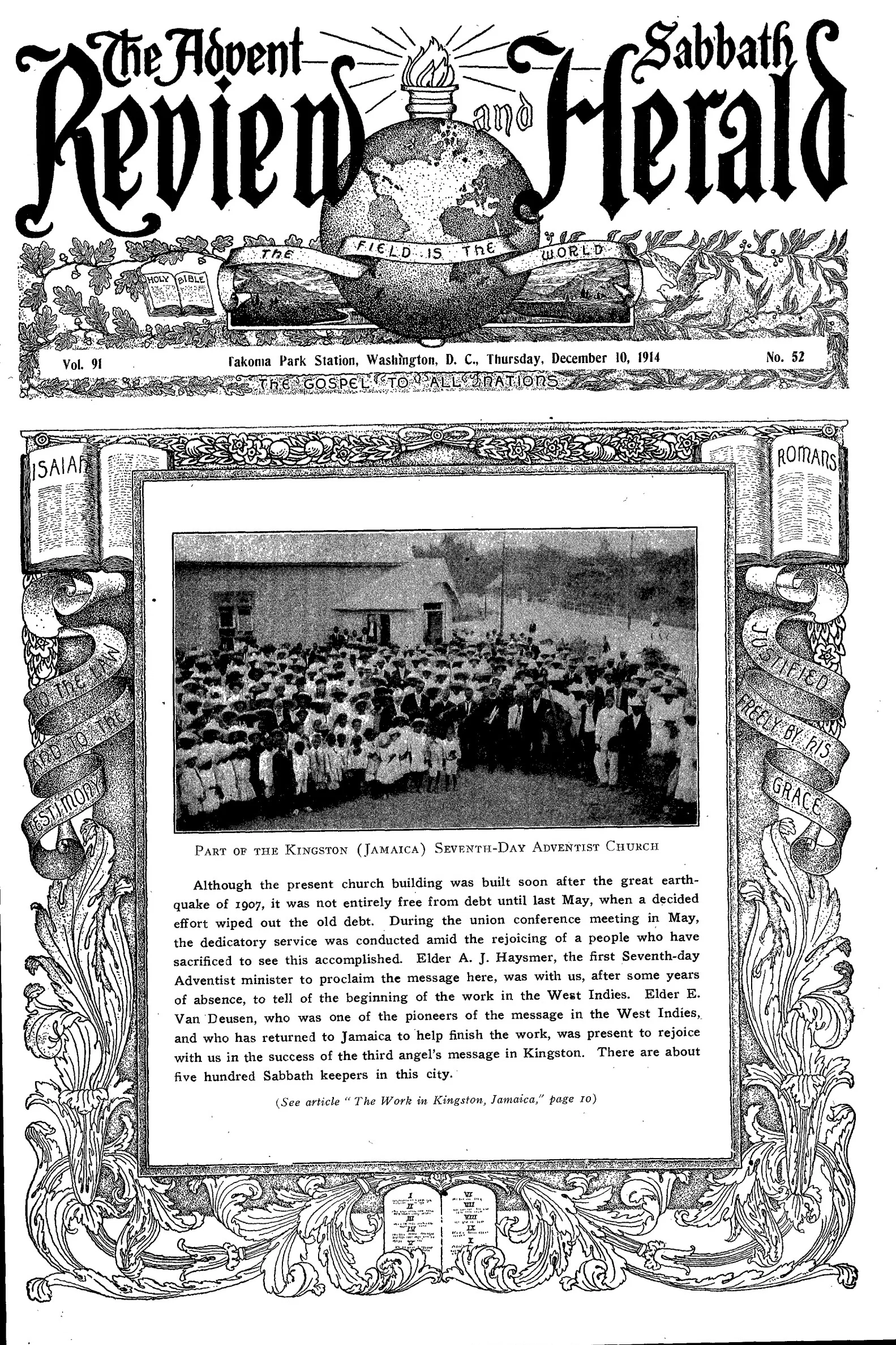 Vol. 91, No. 52.