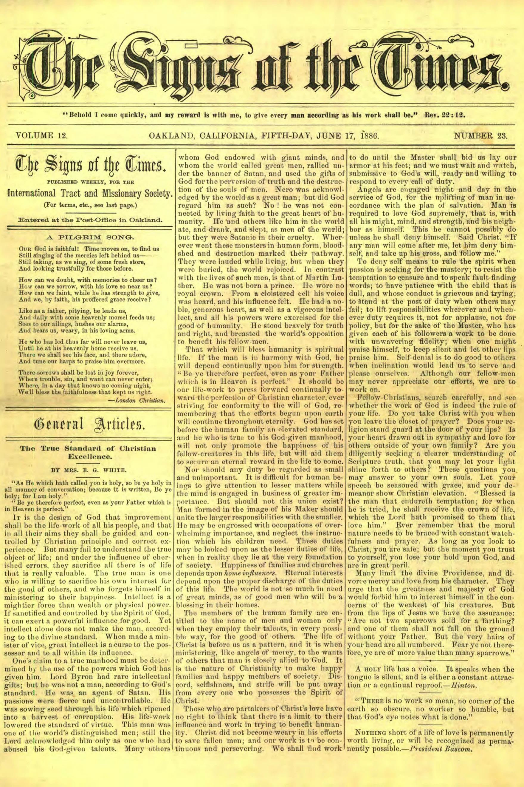 Vol. 12, No. 23.