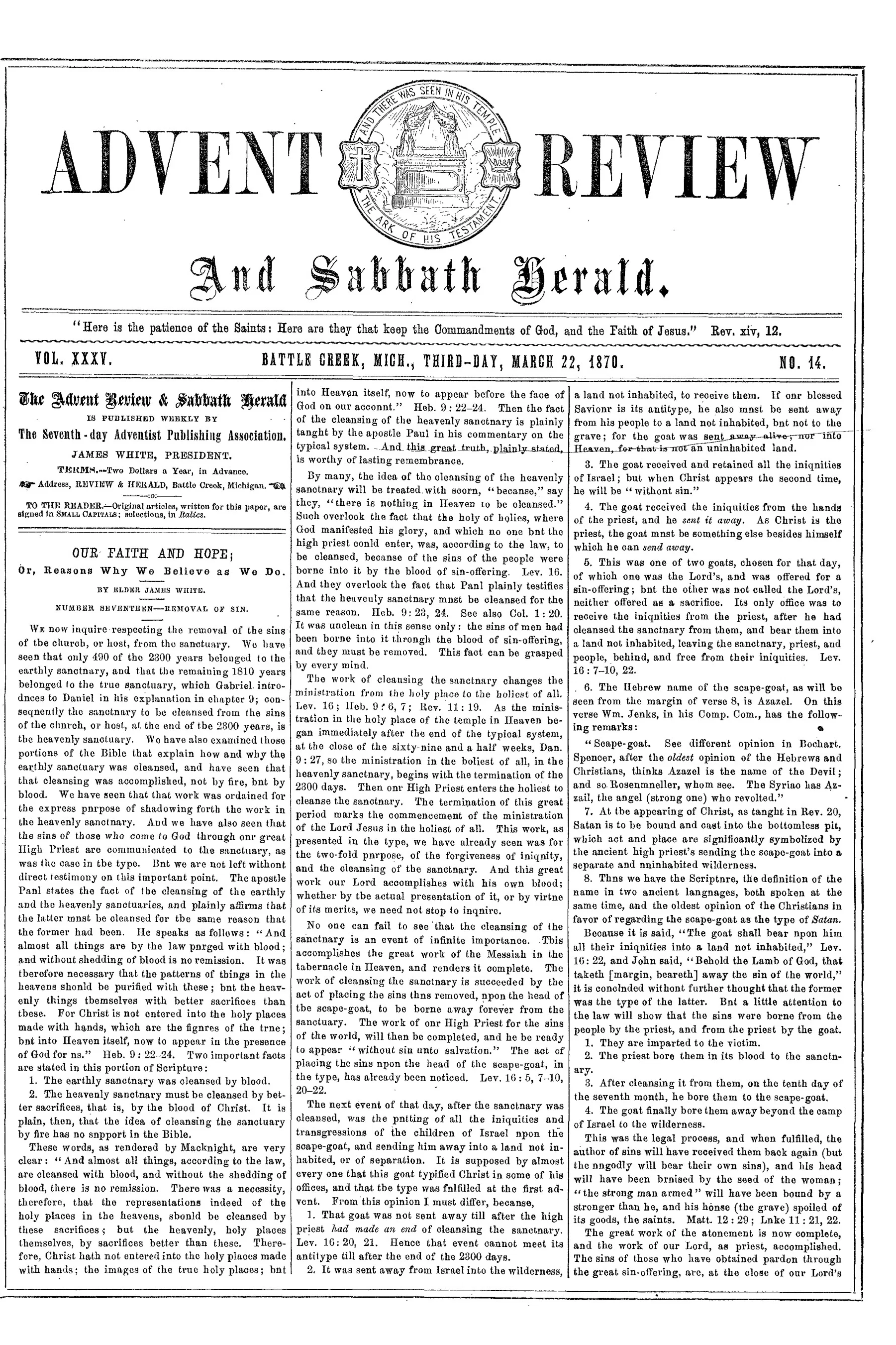 Vol. 35, No. 14.