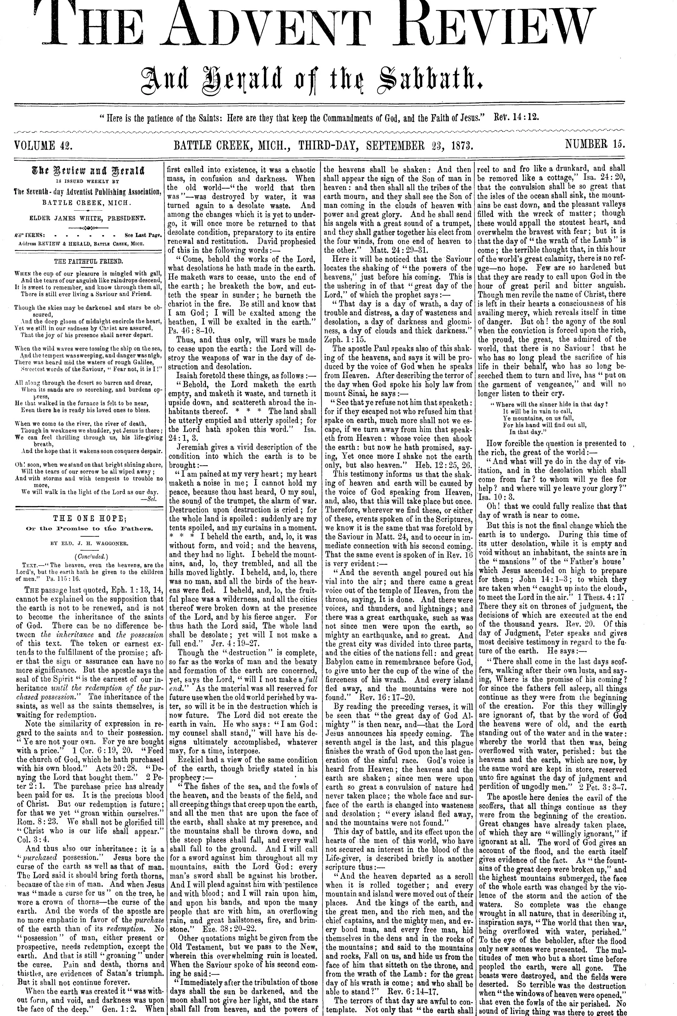 Vol. 42, No. 15.