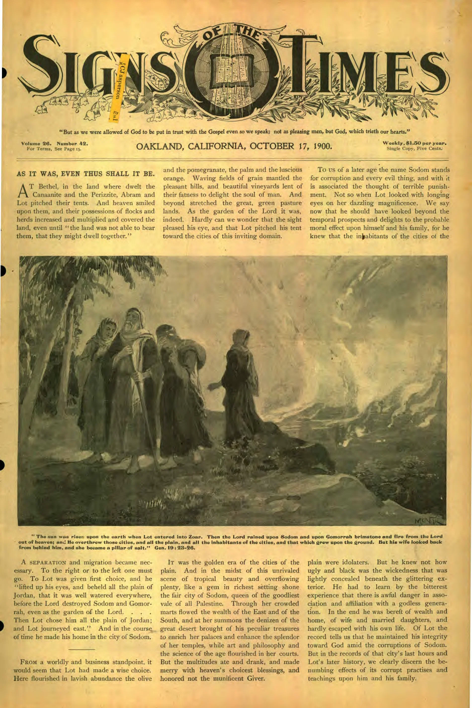 Vol. 26, No. 42.