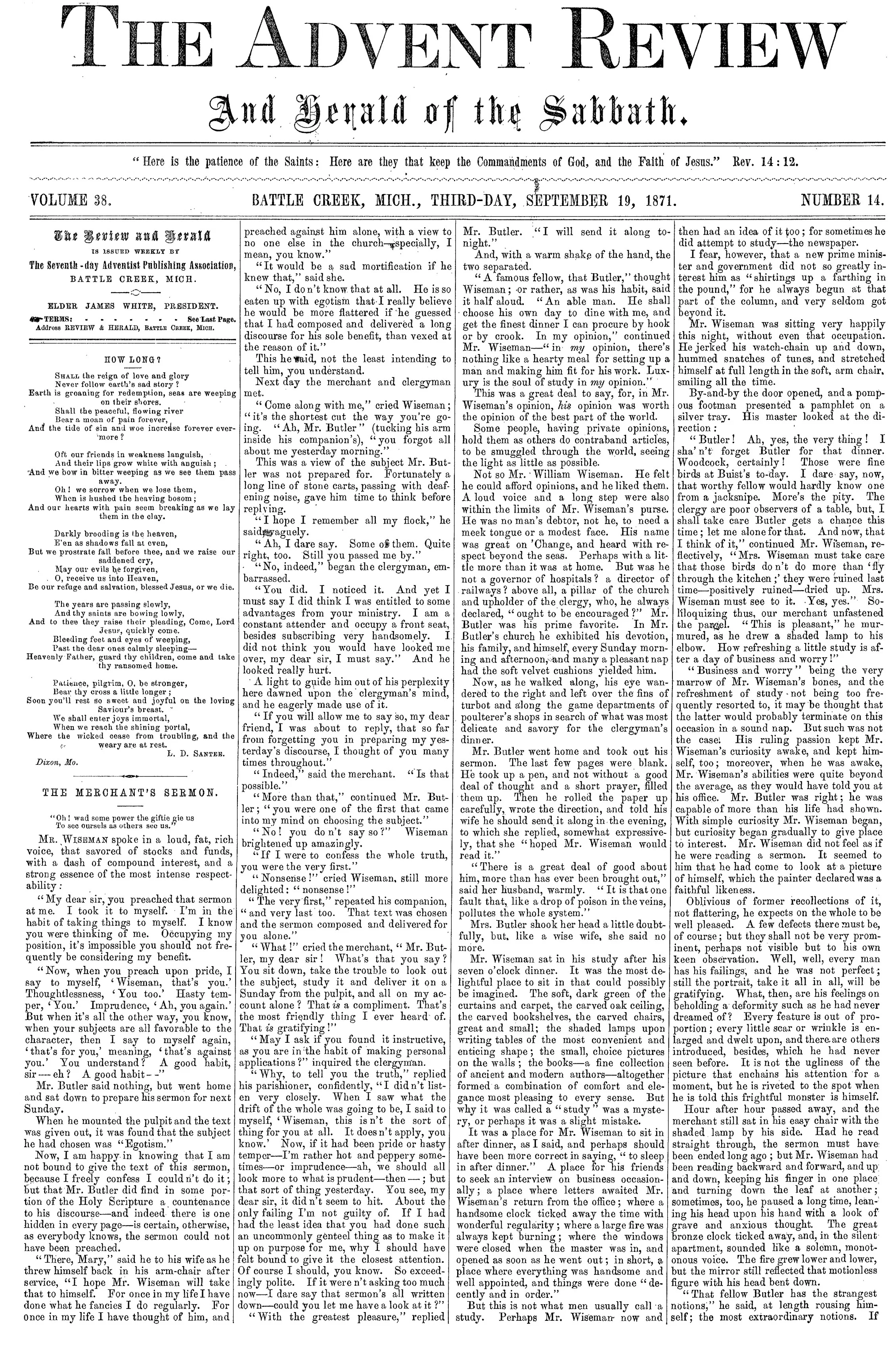 Vol. 38, No. 14.