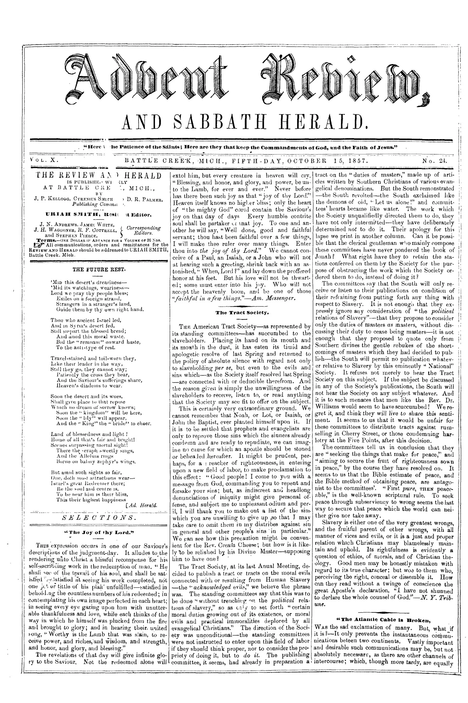 Vol. 10, No. 24.
