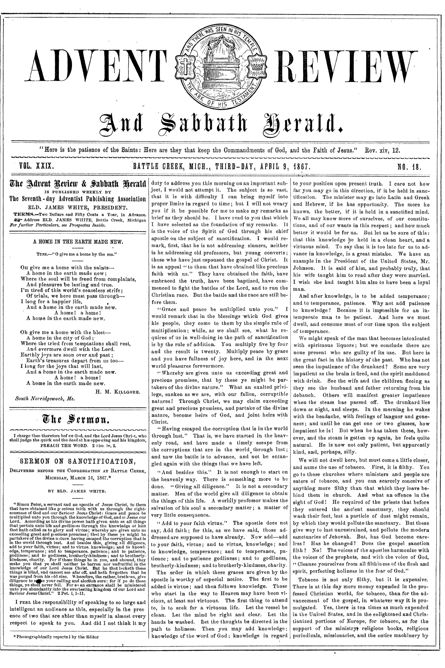 Vol. 29, No. 18.