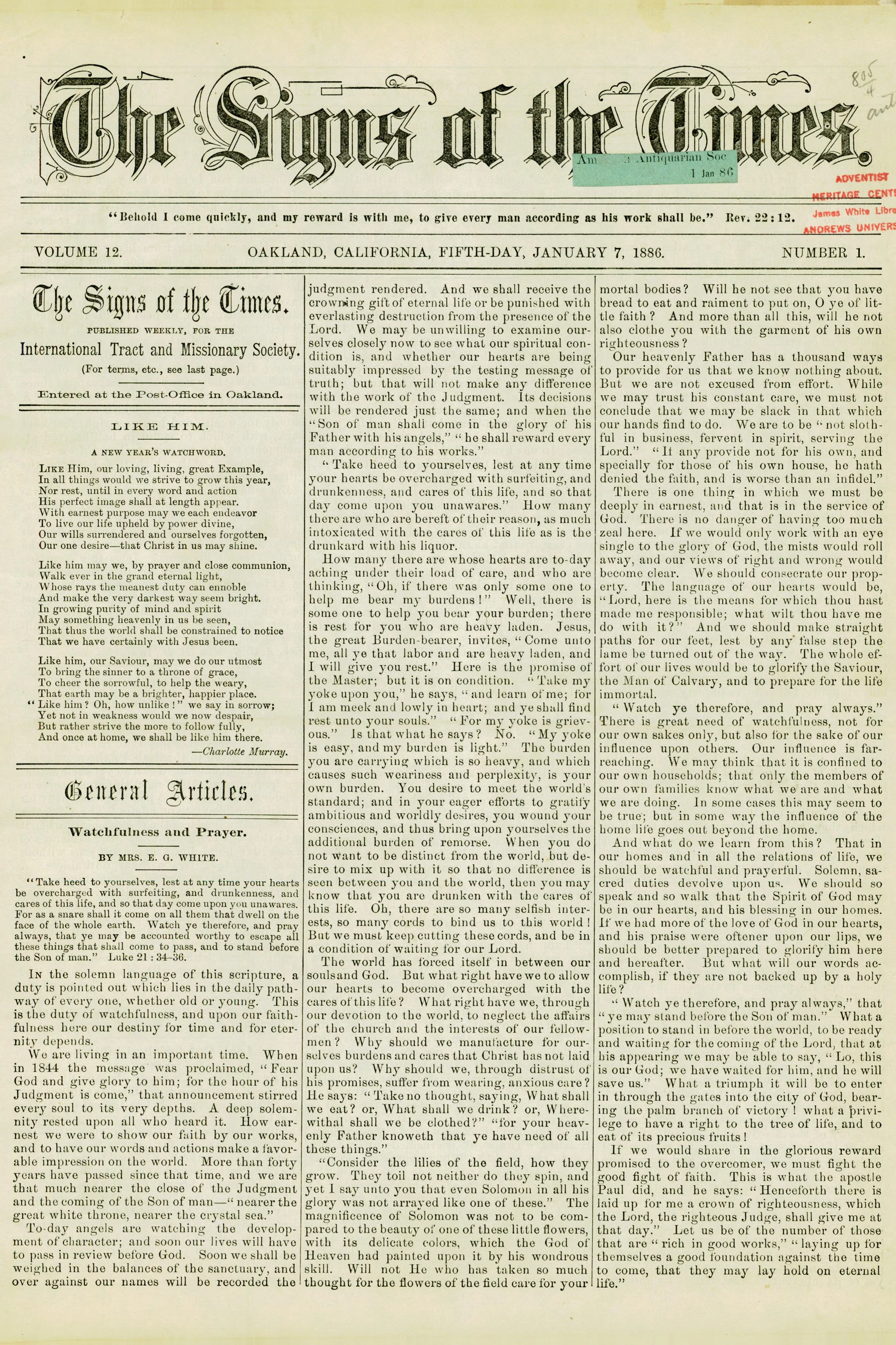 Vol. 12, No. 1.