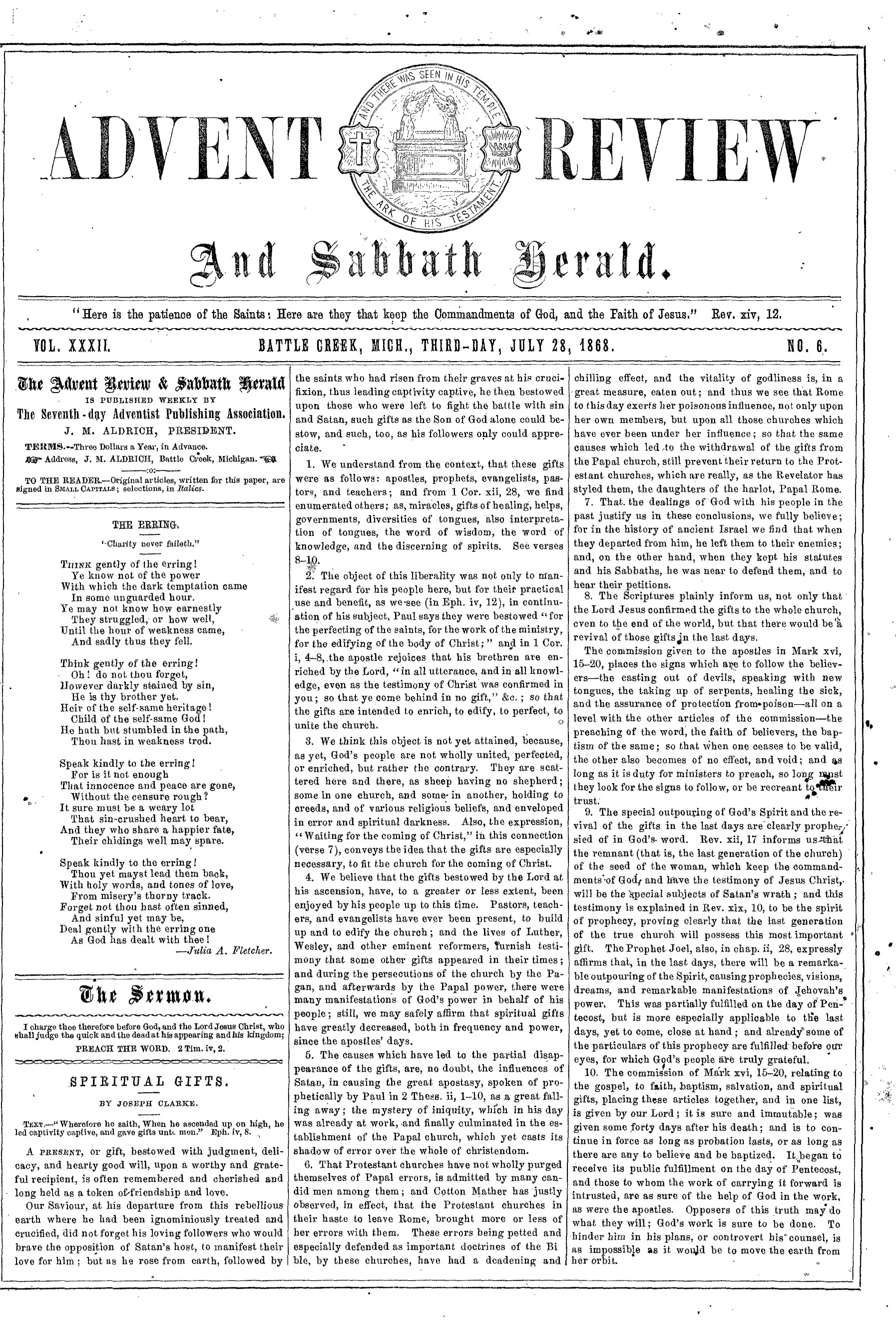 Vol. 32, No. 6.