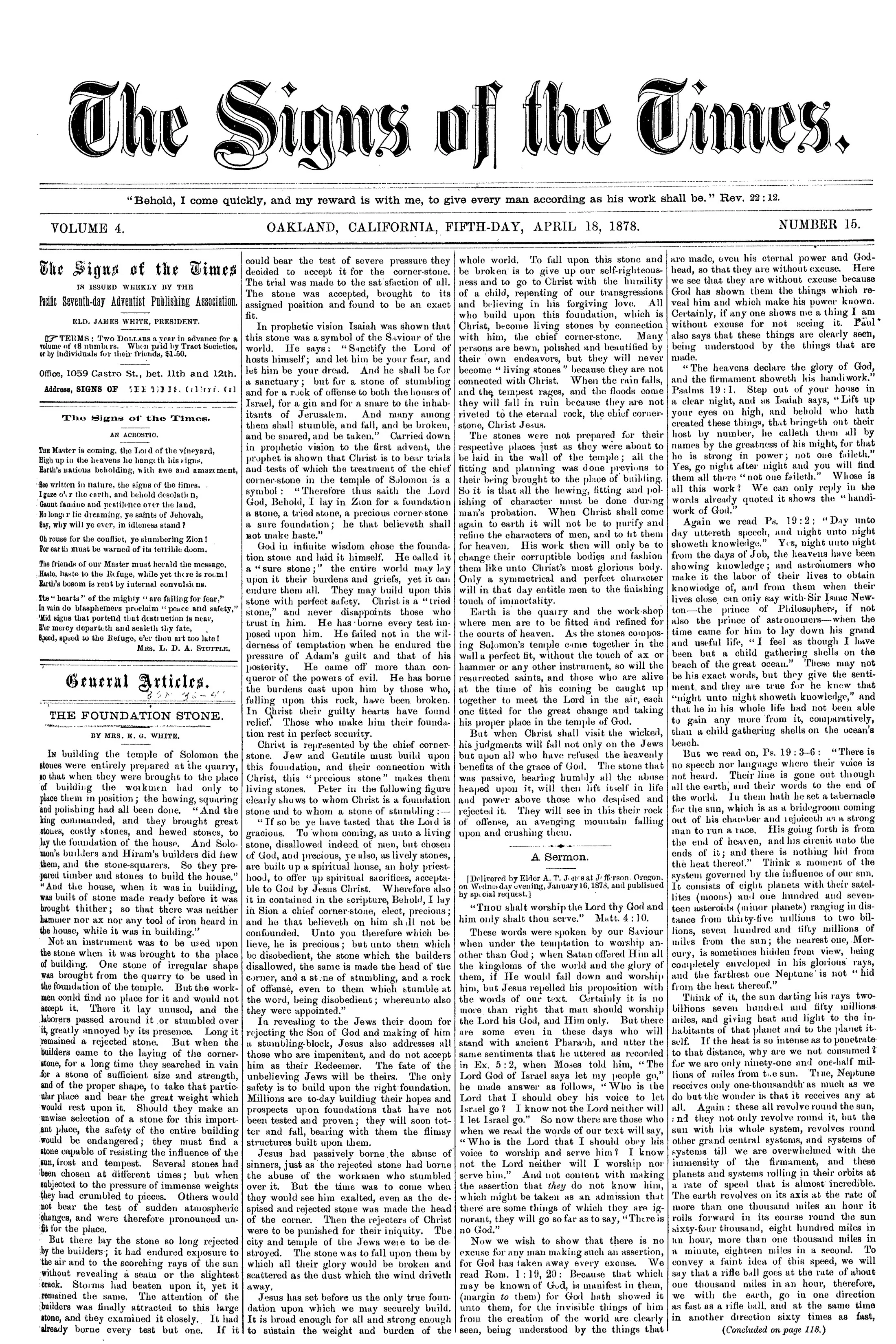 Vol. 4, No. 15.