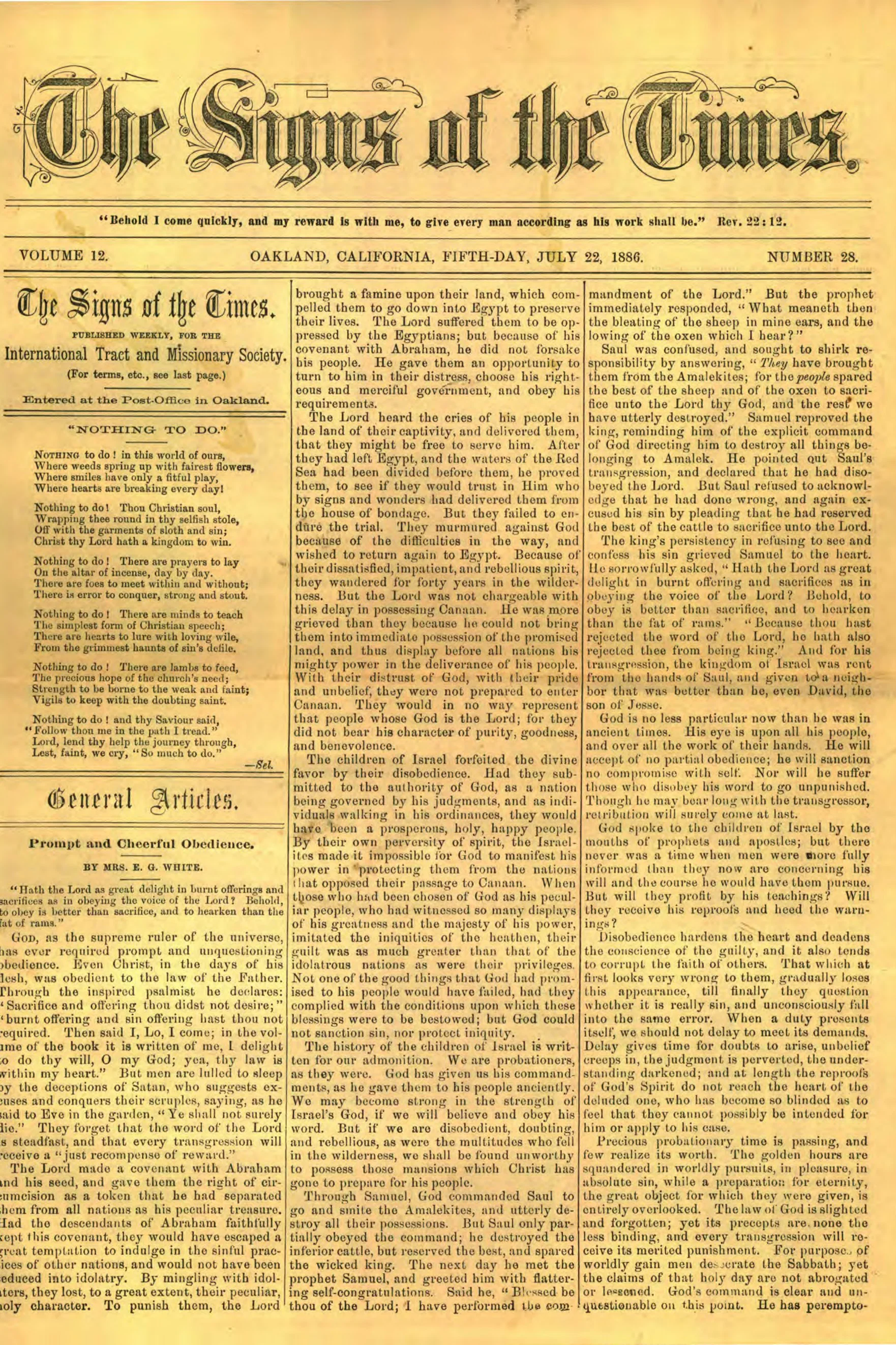 Vol. 12, No. 28.