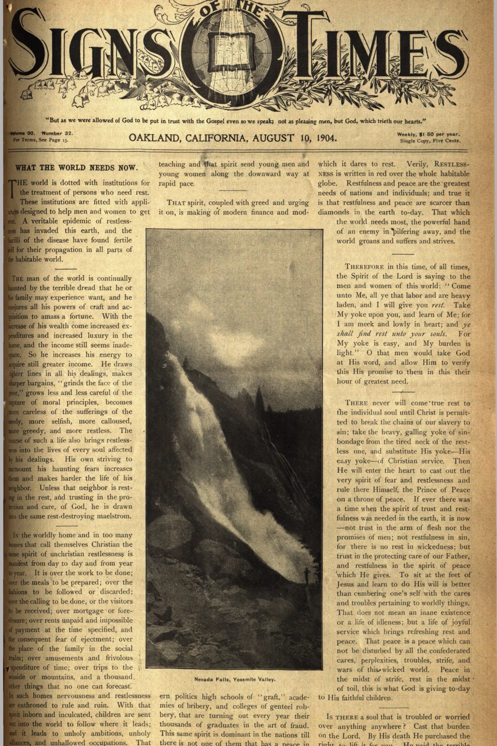 Vol. 30, No. 32.