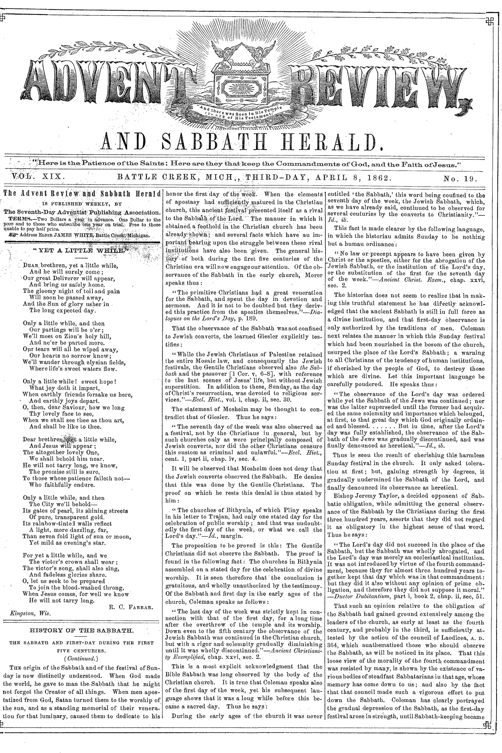 Vol. 19, No. 19.