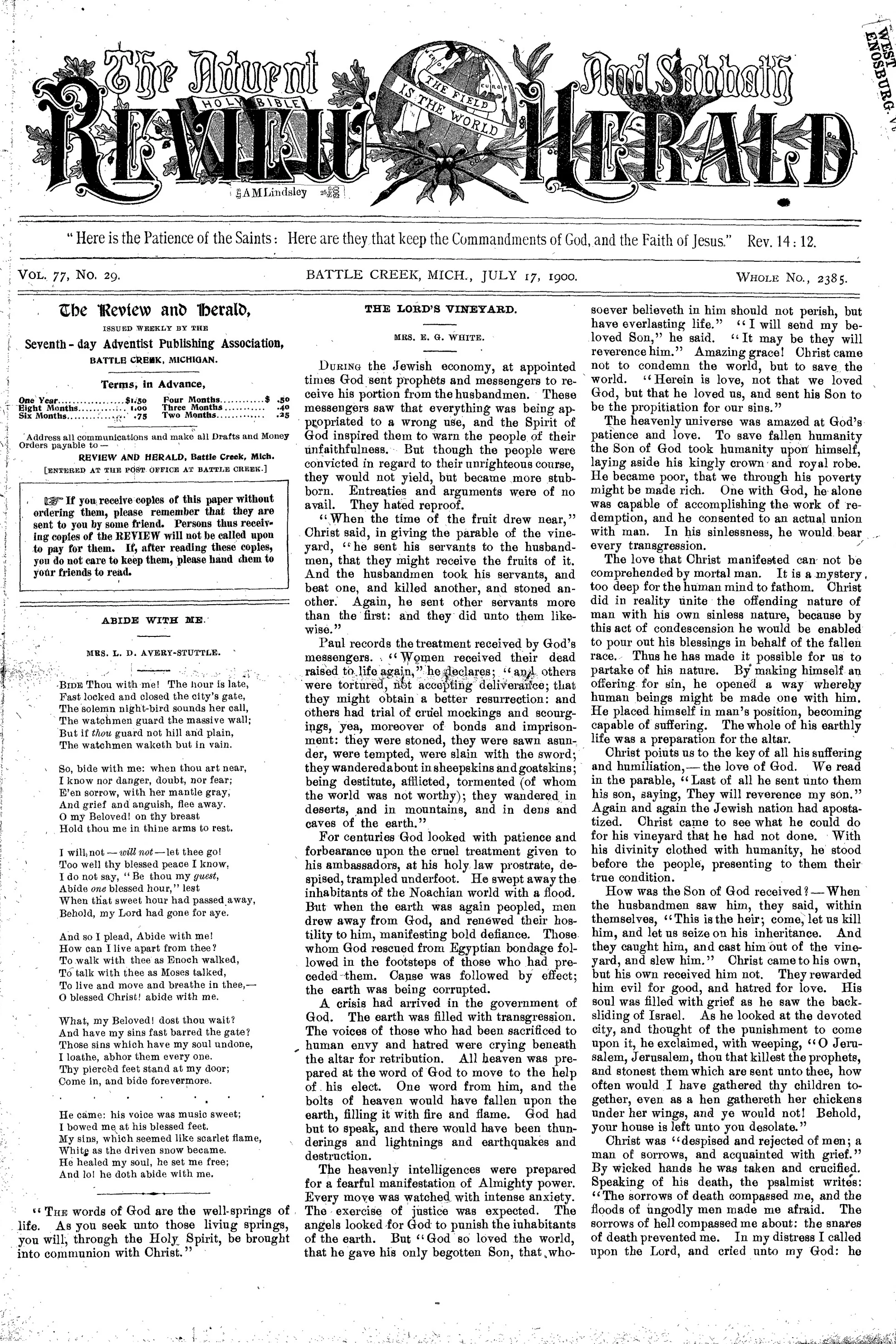 Vol. 77, No. 29.