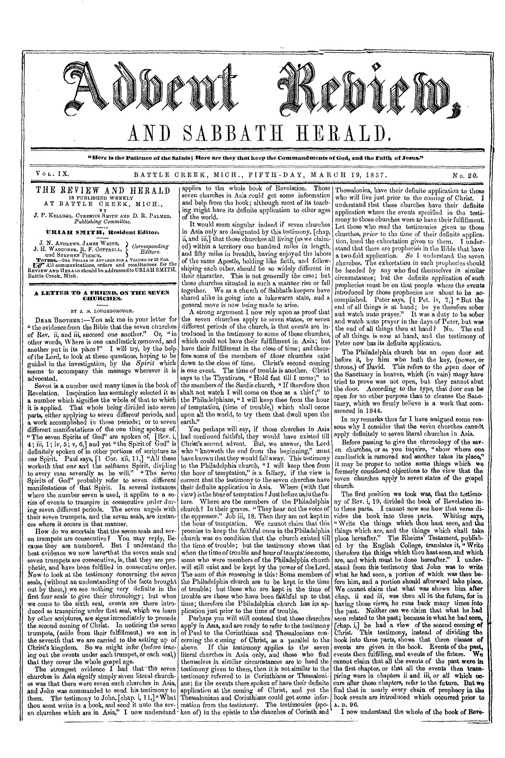 Vol. 9, No. 20.