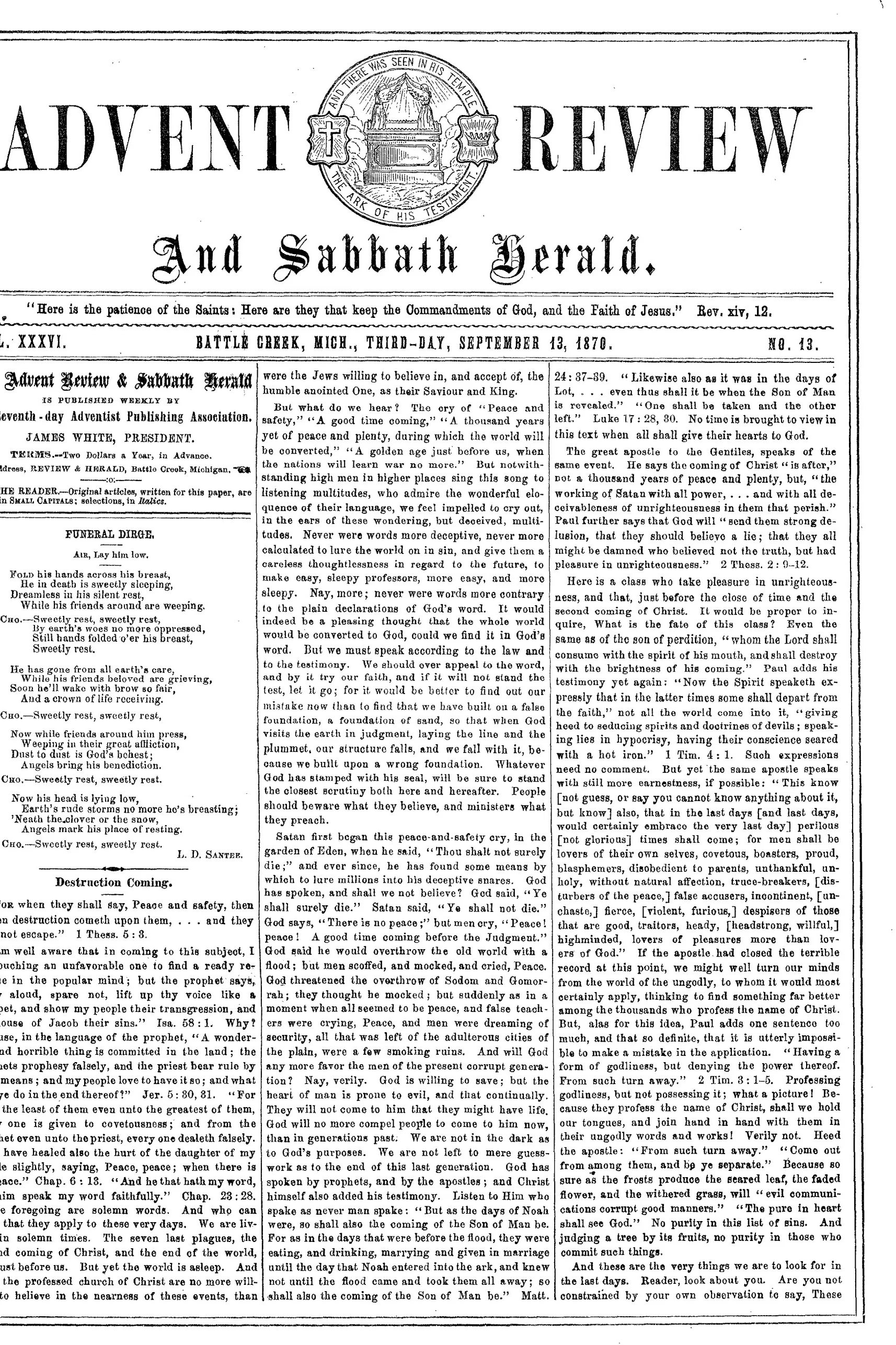Vol. 36, No. 13.