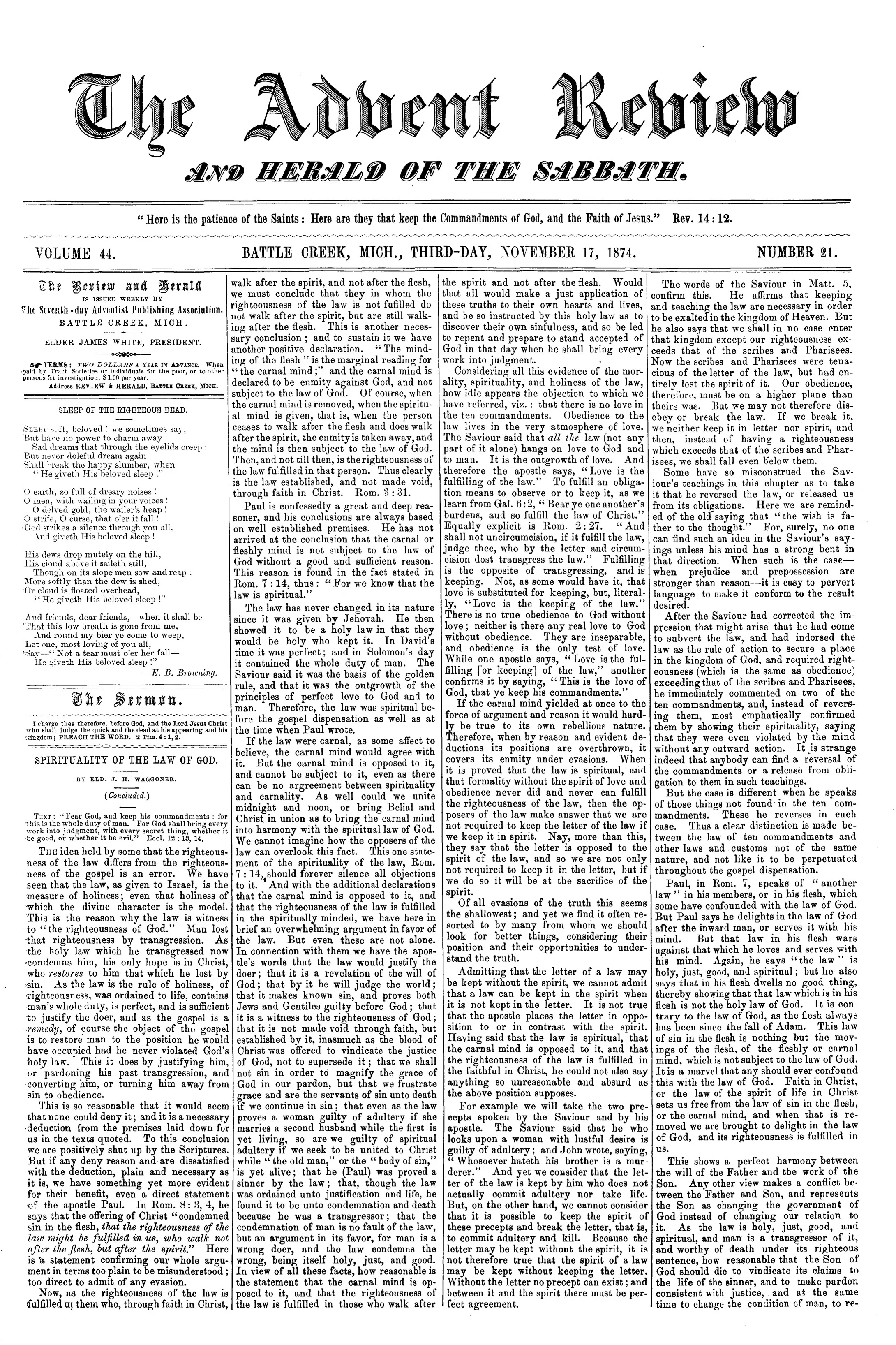 Vol. 44, No. 21.