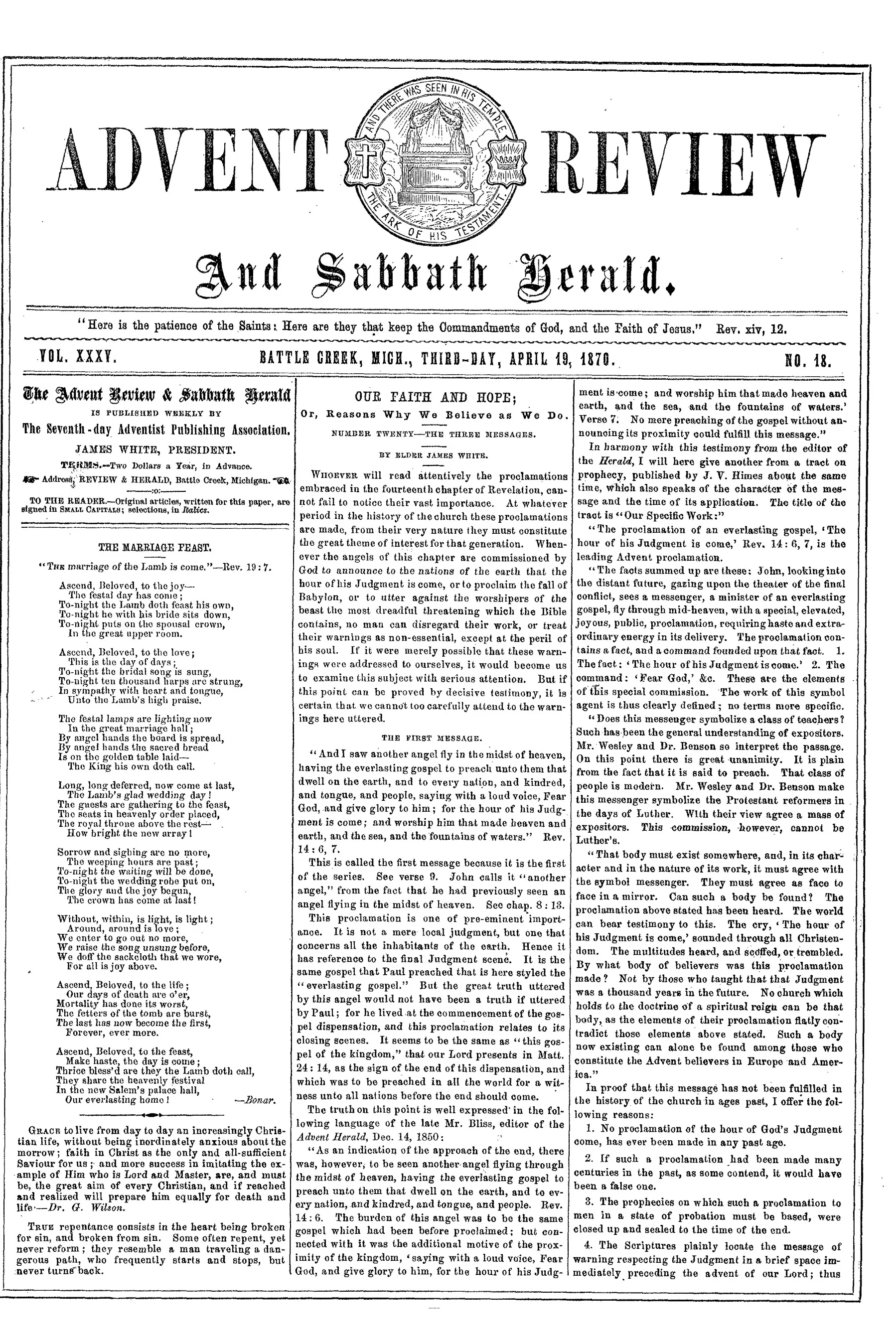 Vol. 35, No. 18.