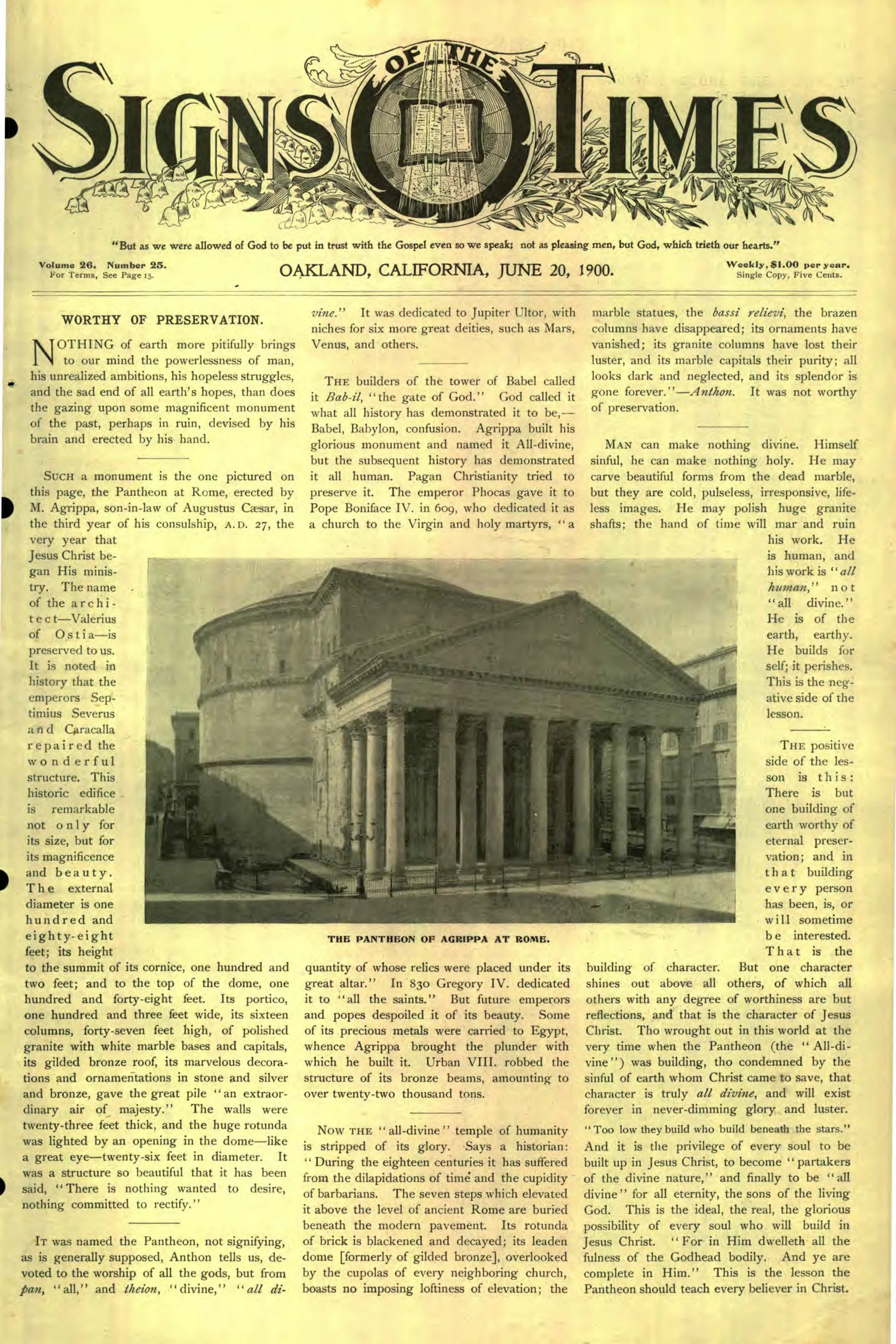 Vol. 26, No. 25.