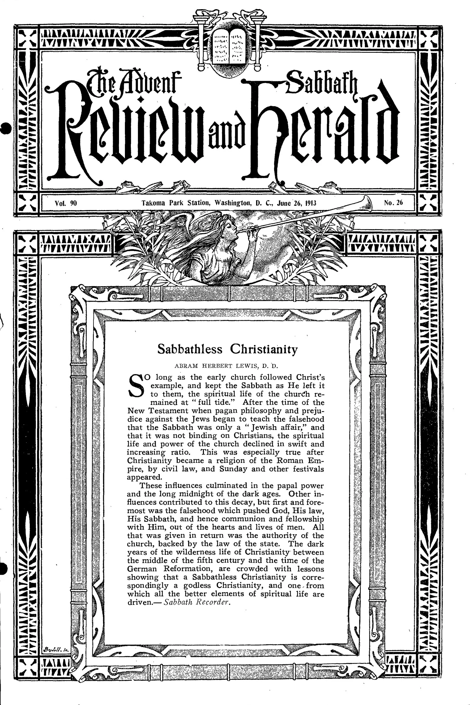 Vol. 90, No. 26.