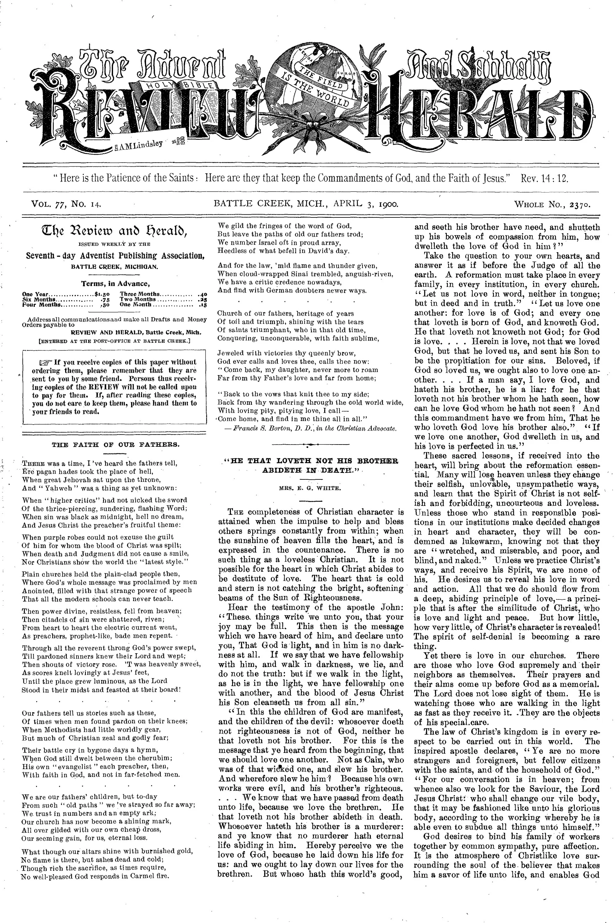 Vol. 77, No. 14.