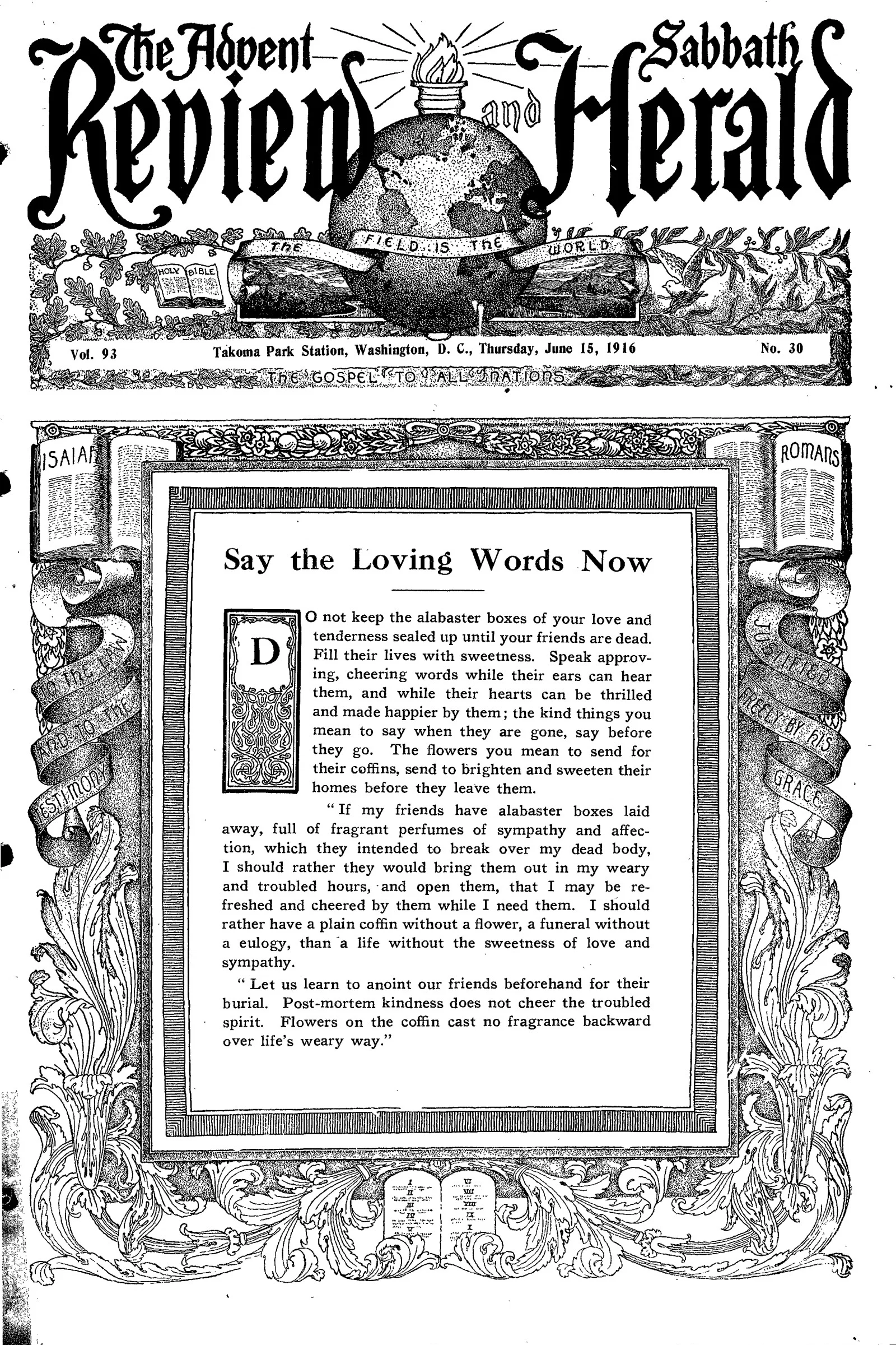 Vol. 93, No. 30.