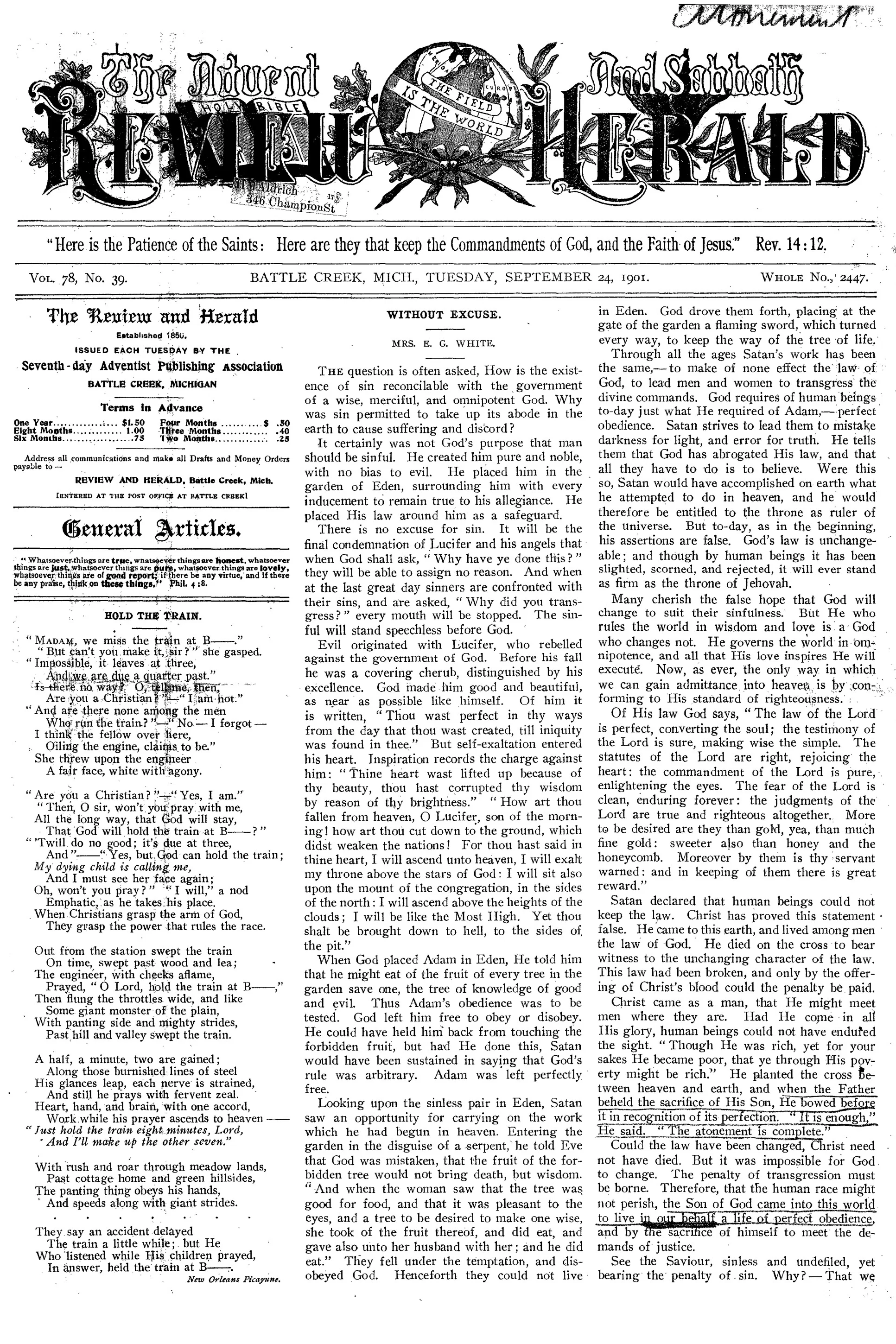 Vol. 78, No. 39.