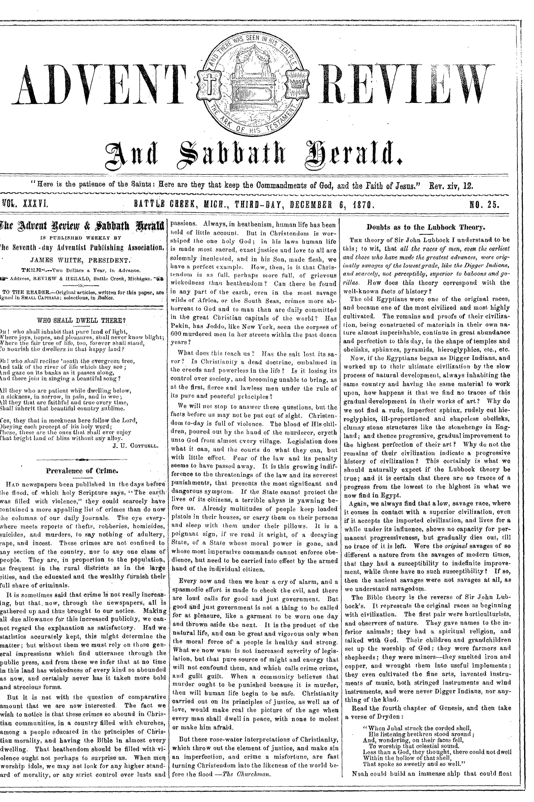 Vol. 36, No. 25.