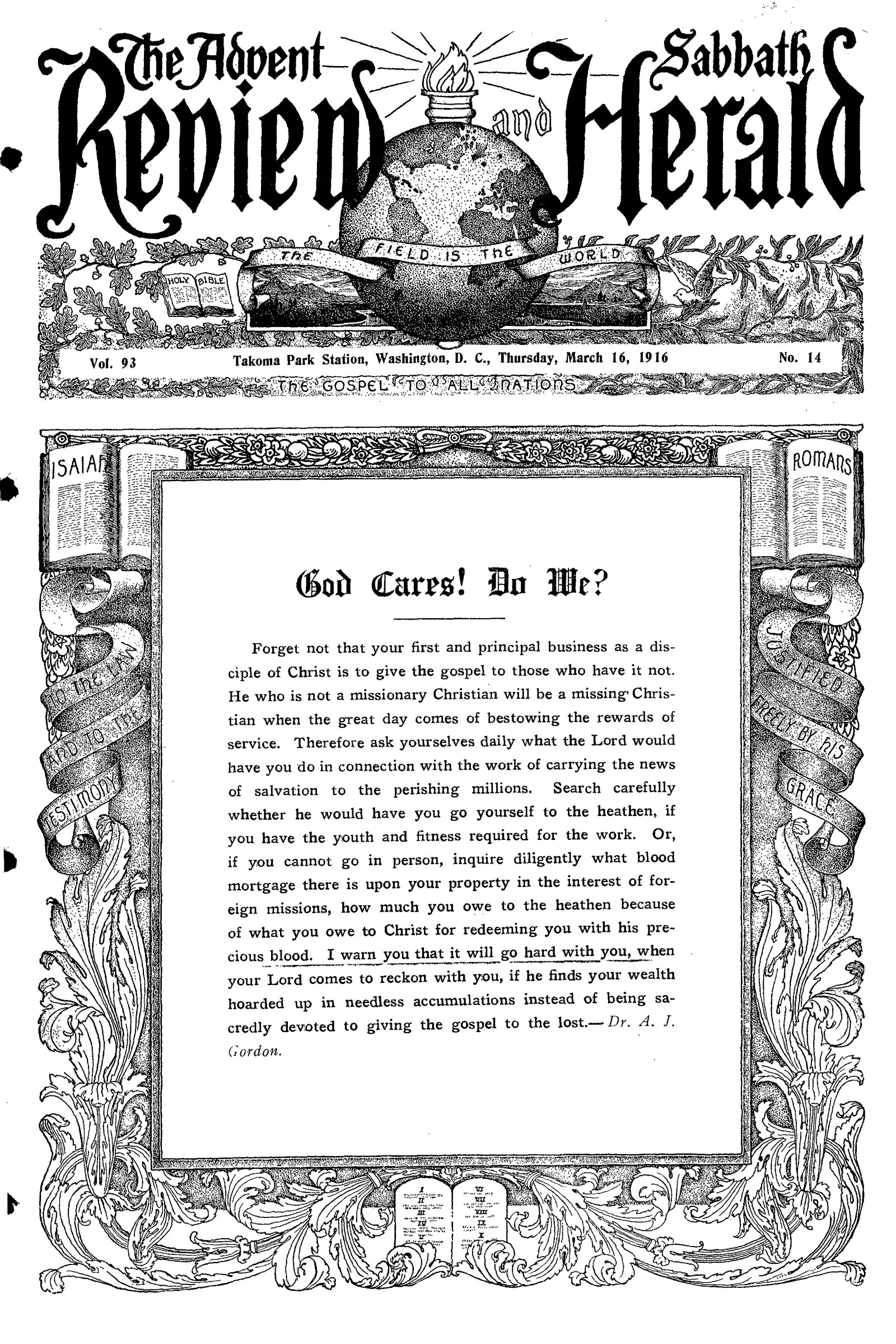 Vol. 93, No. 14.