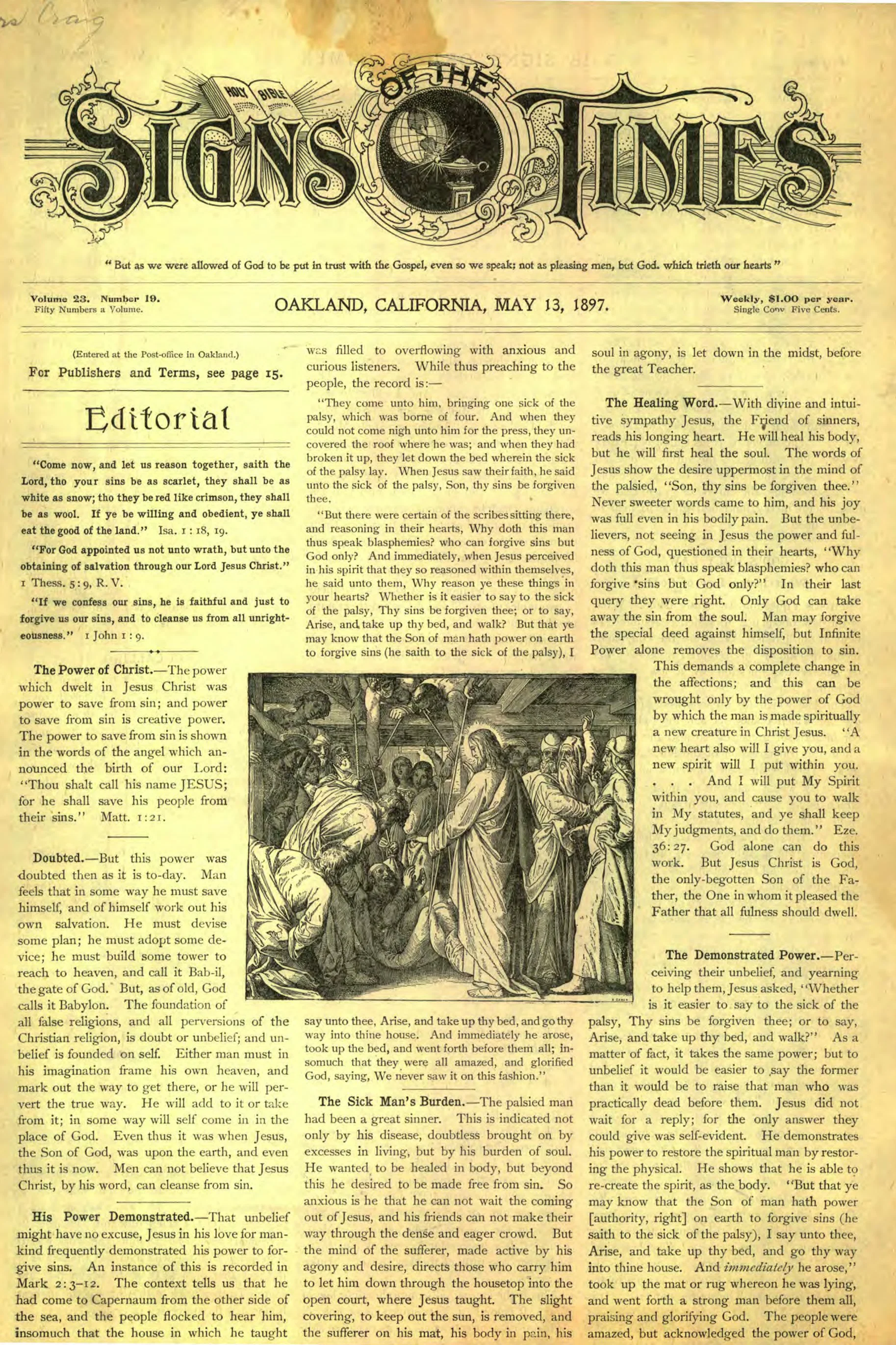 Vol. 23, No. 19.