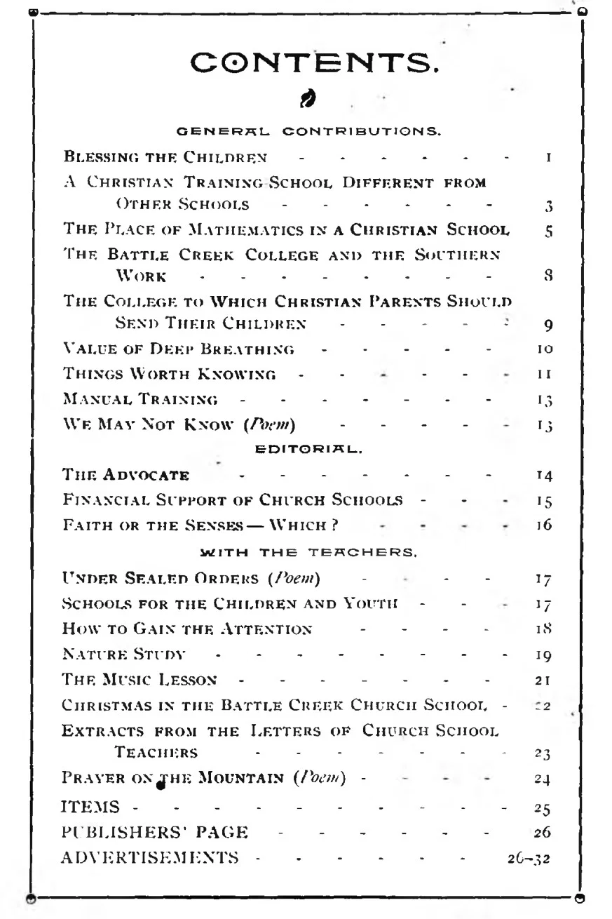 The Advocate, Vol. 2, No. 1.