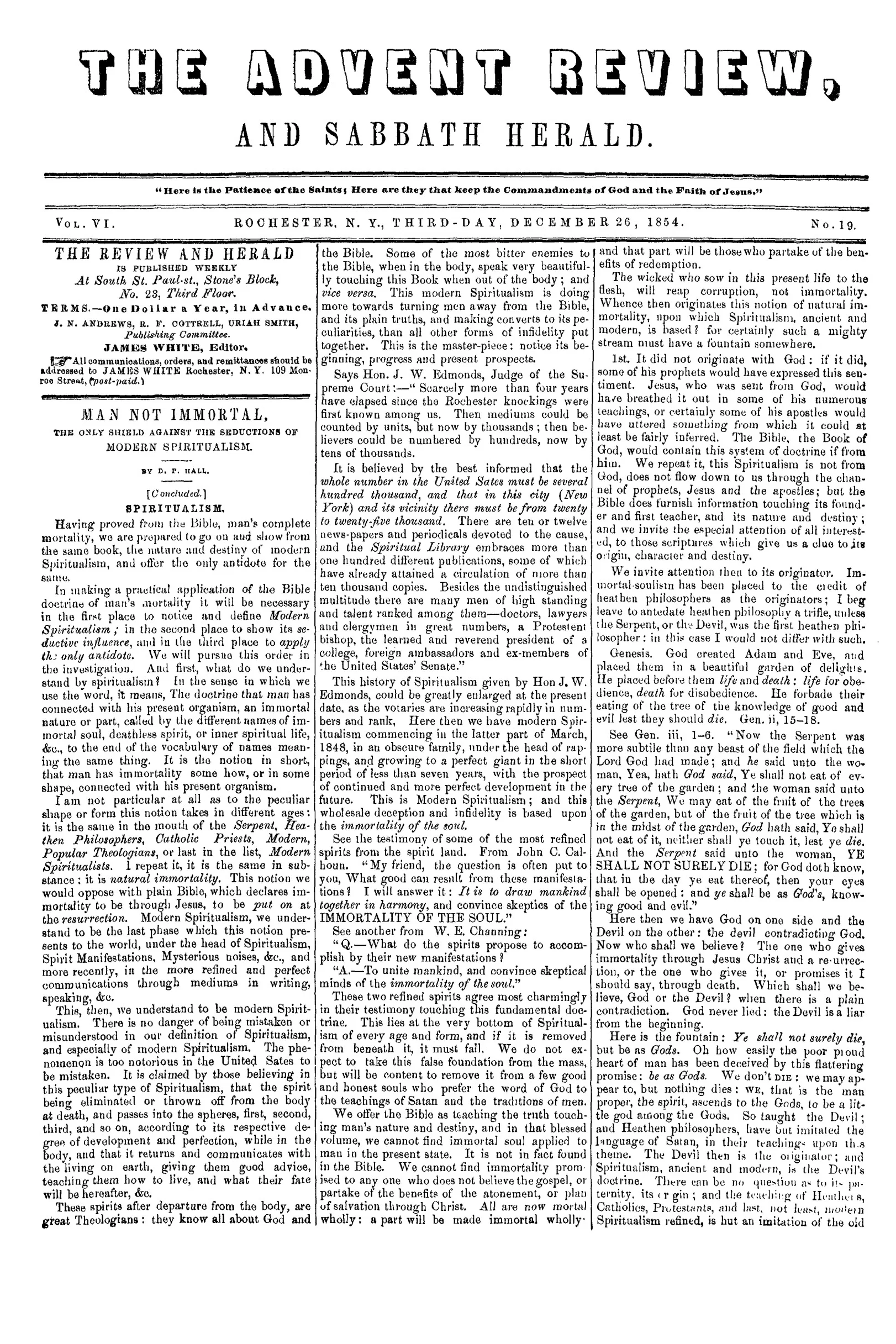 Vol. 6, No. 19.