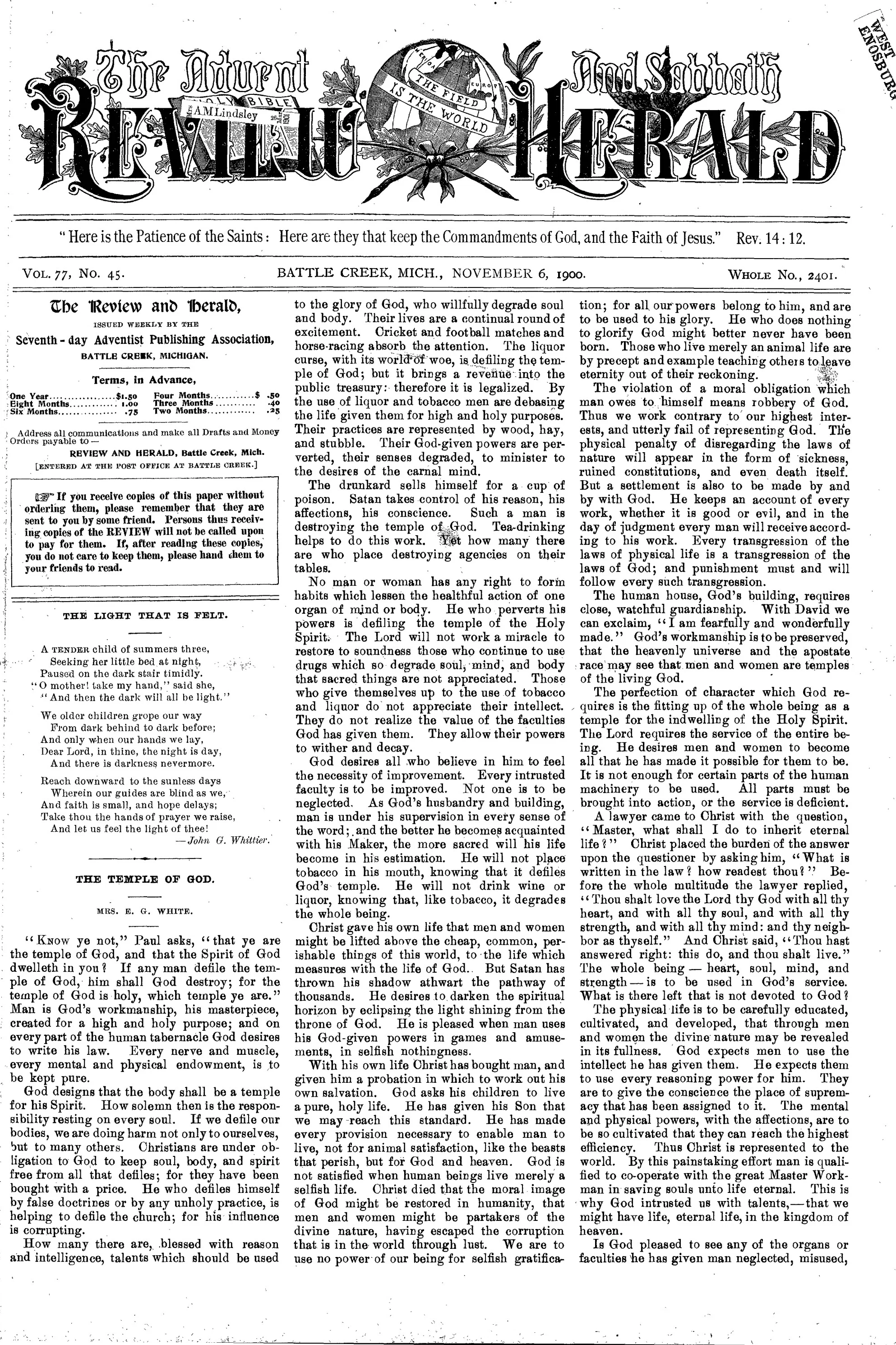 Vol. 77, No. 45.