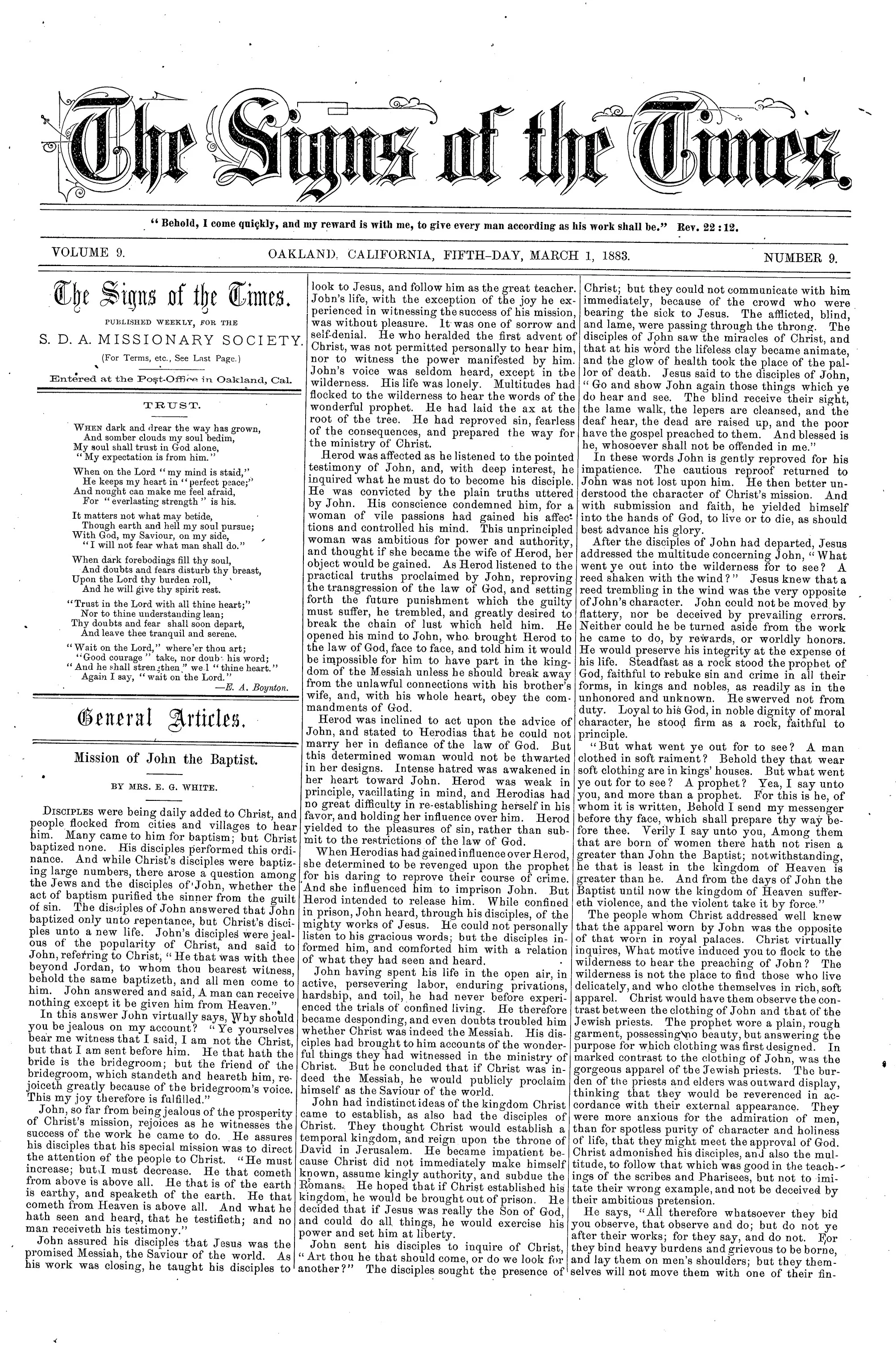 Vol. 9, No. 9.