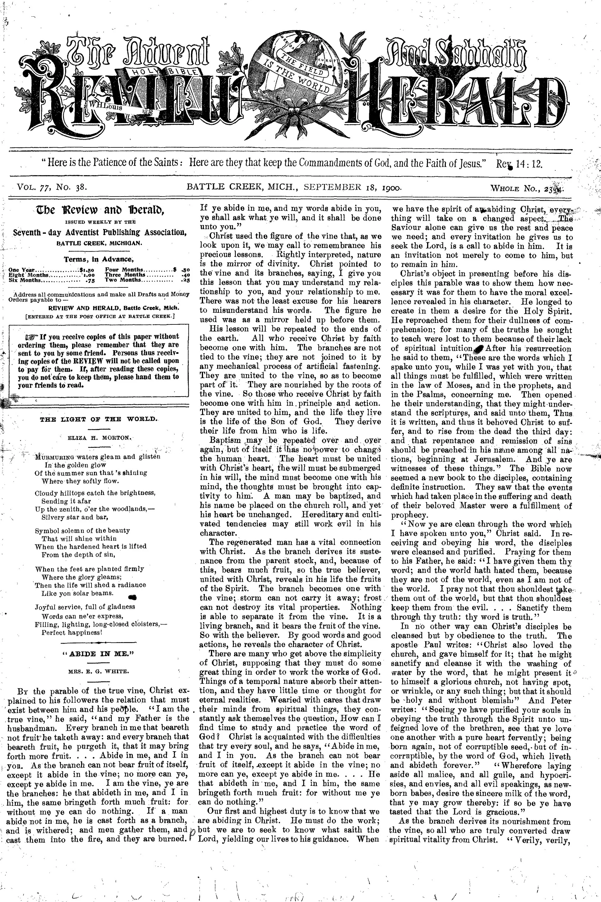 Vol. 77, No. 38.