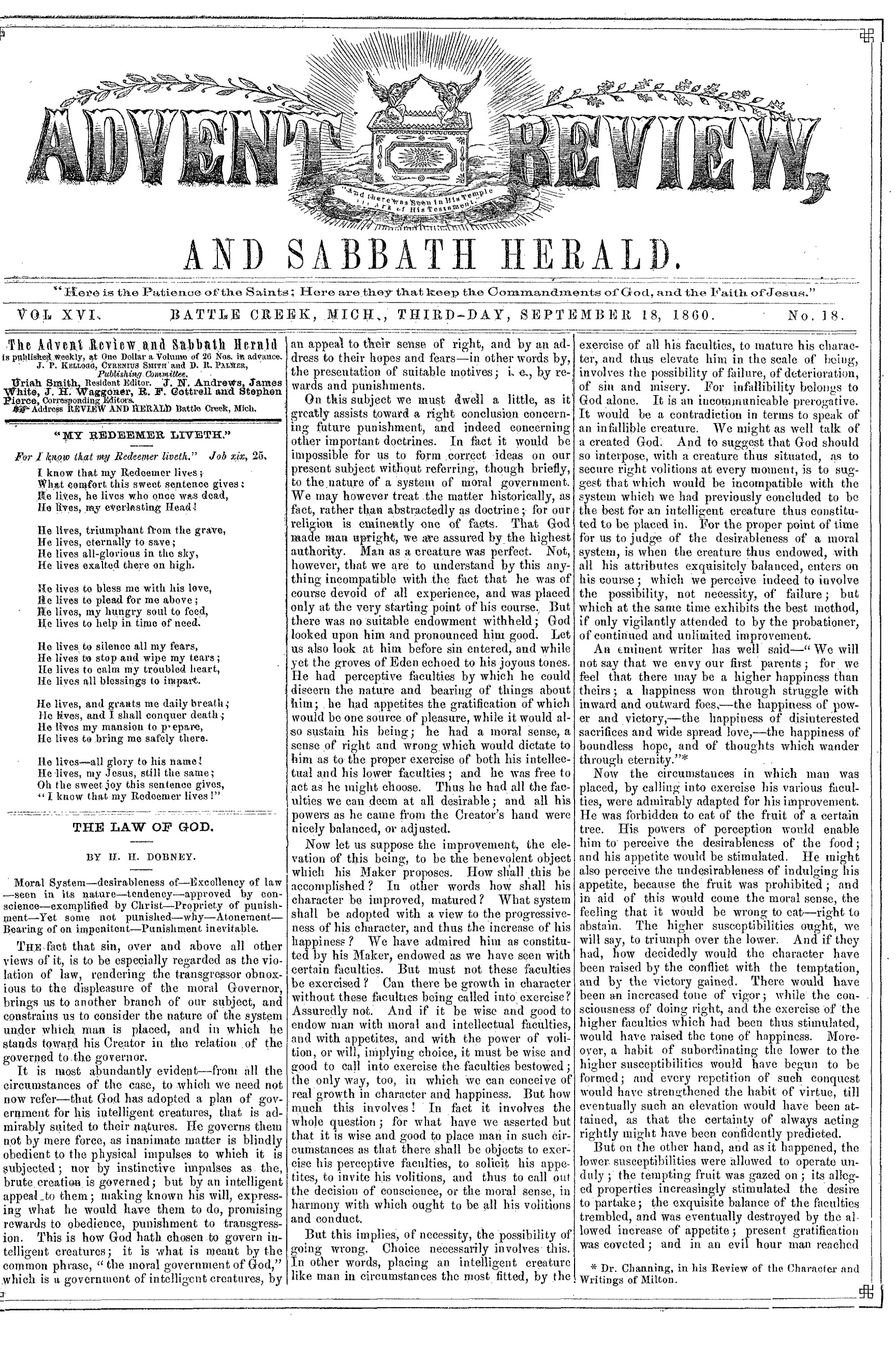 Vol. 16, No. 18.