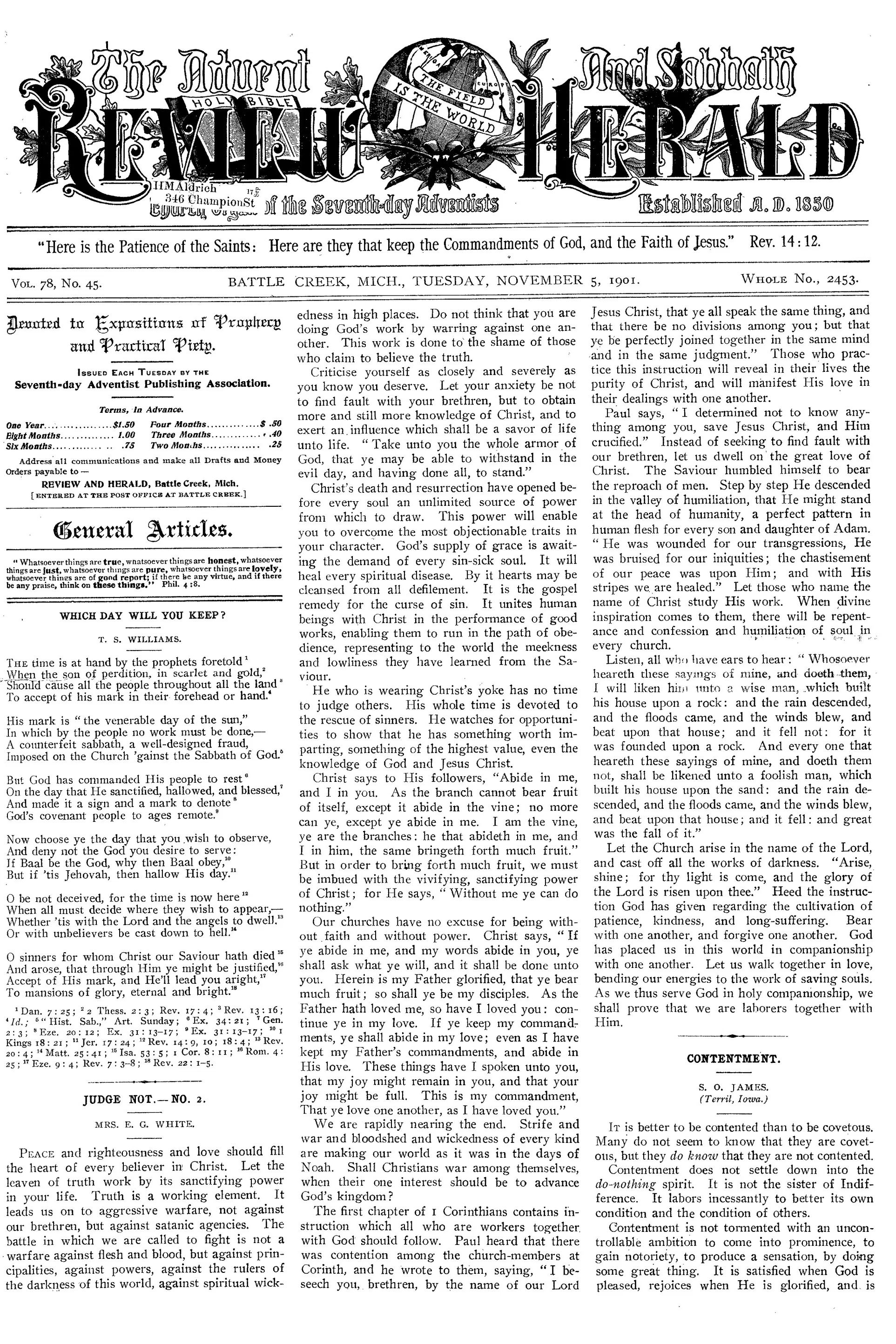 Vol. 78, No. 45.