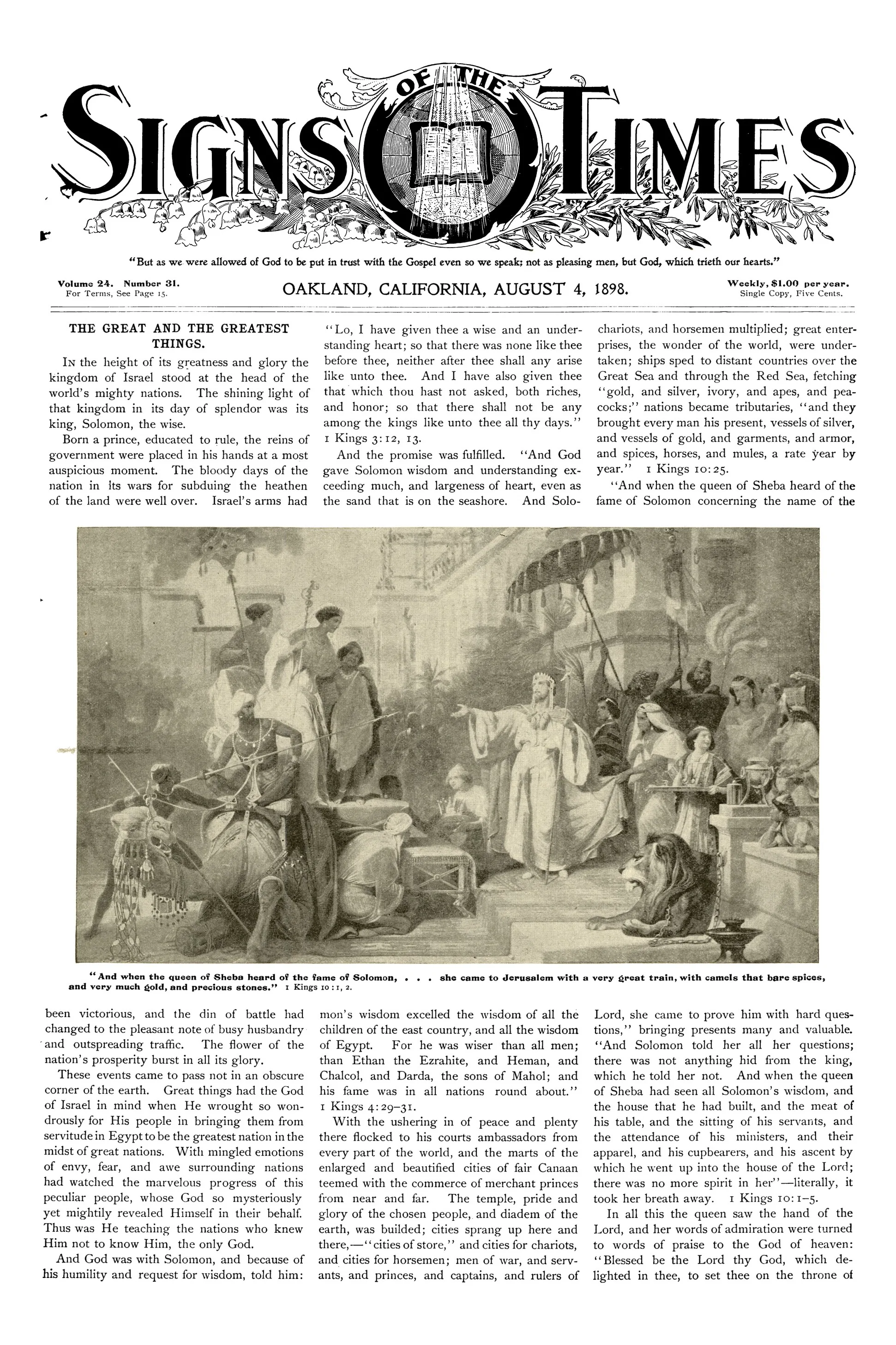 Vol. 24, No. 31.