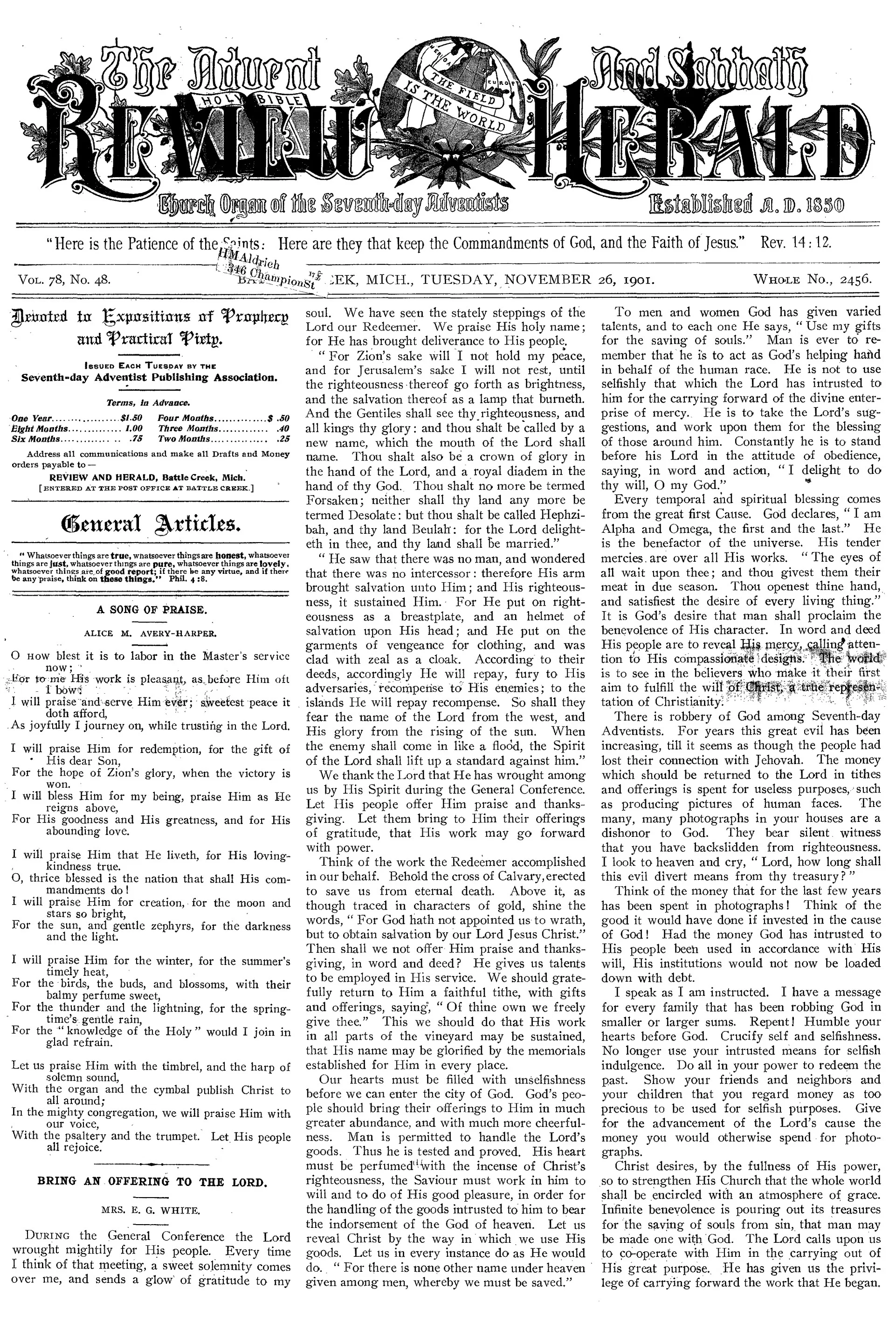 Vol. 78, No. 48.