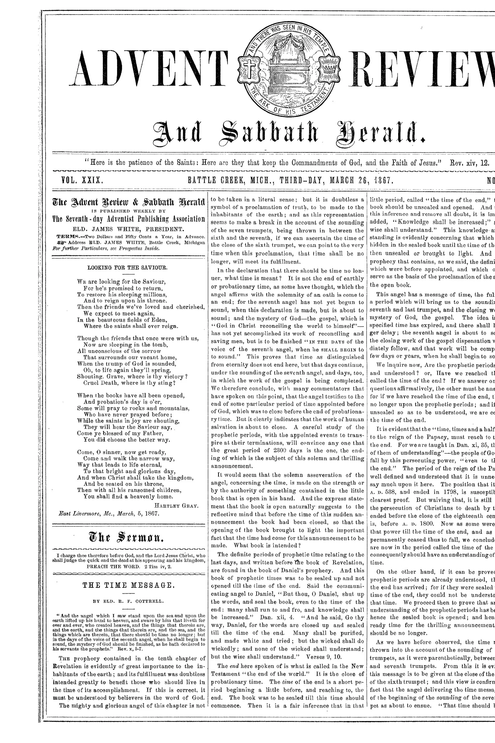 Vol. 29, No. 16.