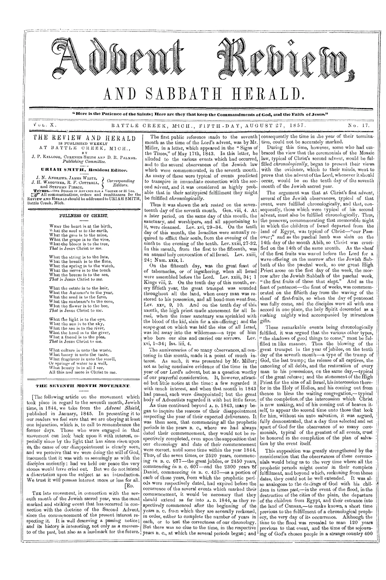 Vol. 10, No. 17.